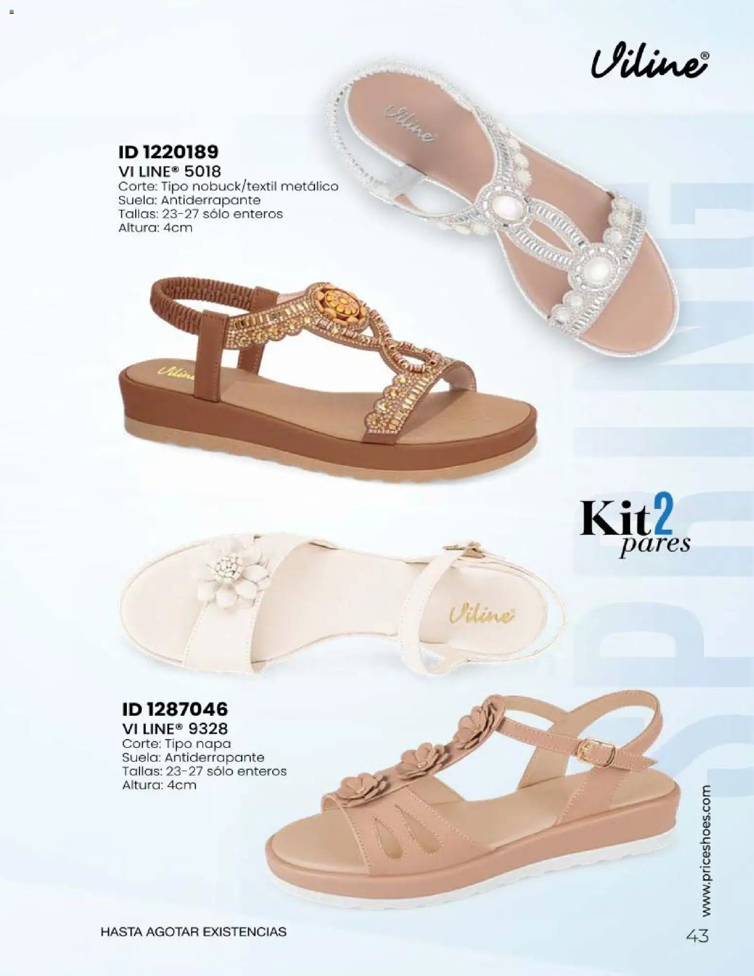 Price Shoes catálogo Sandalias Kits