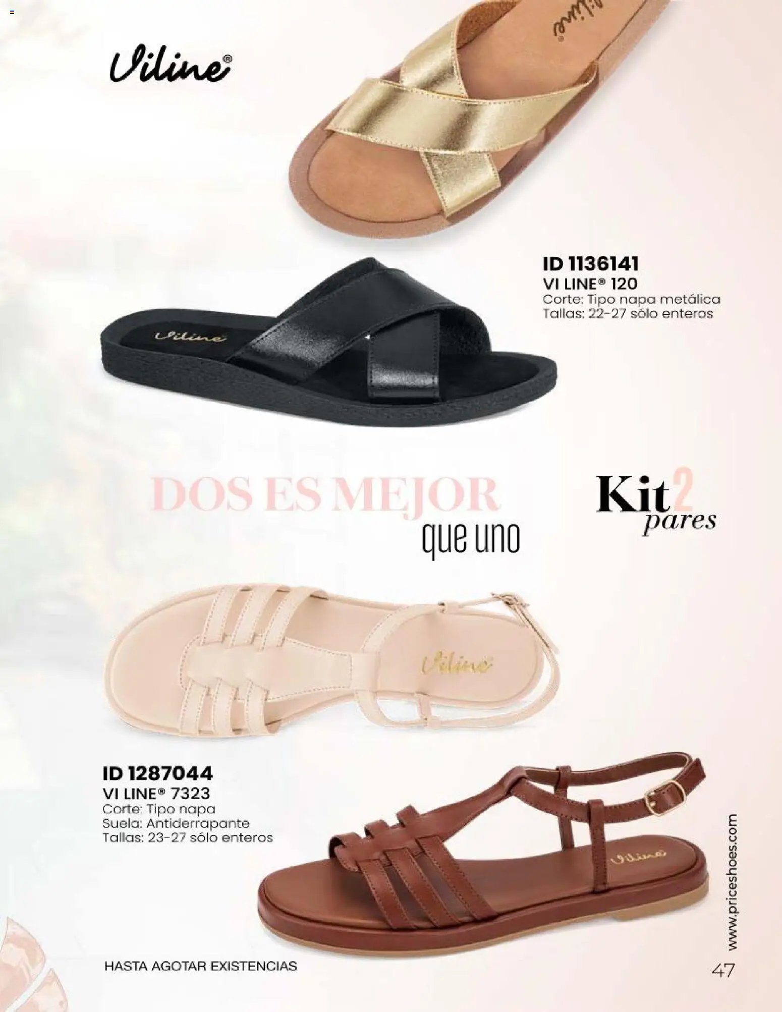 Price Shoes catálogo Sandalias Kits