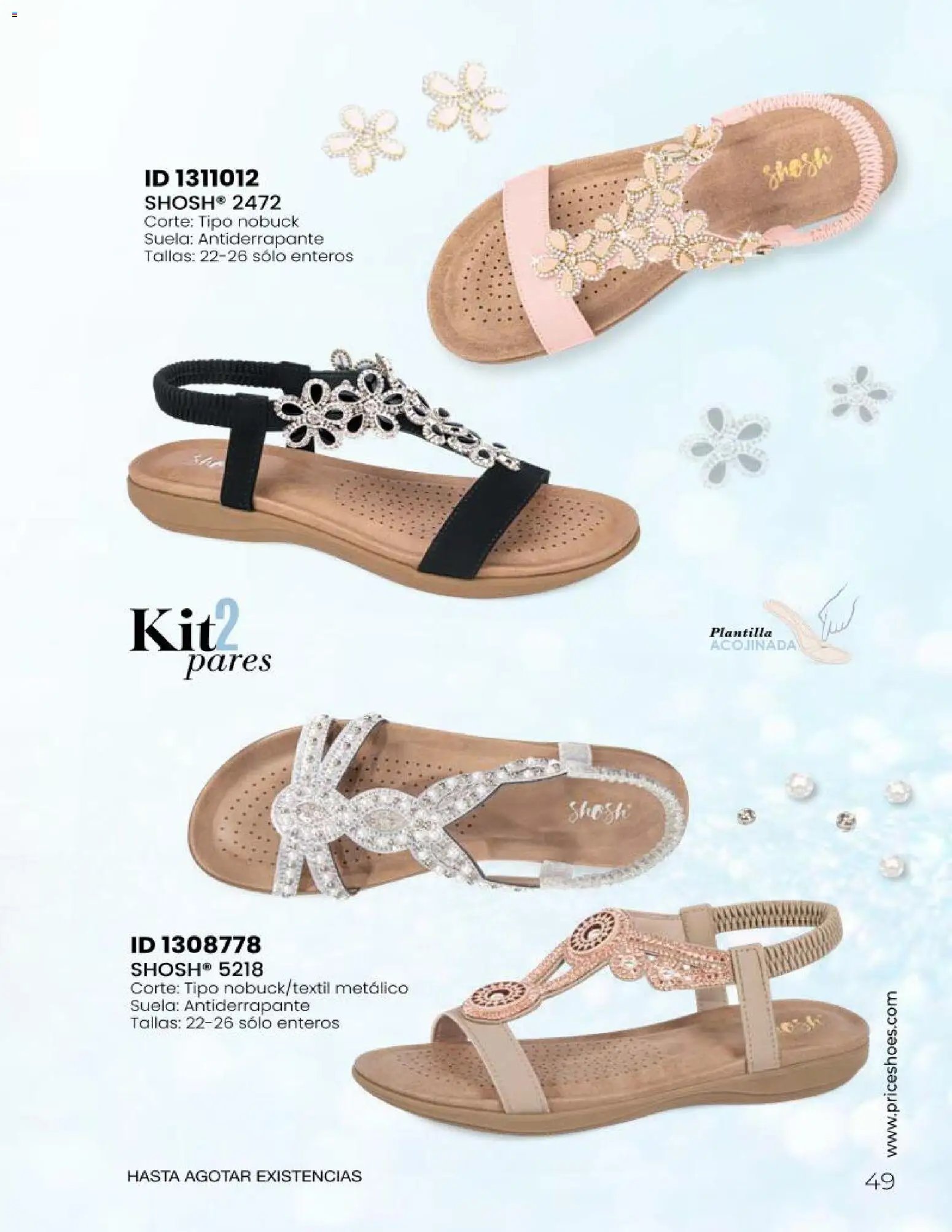 Price Shoes catálogo Sandalias Kits