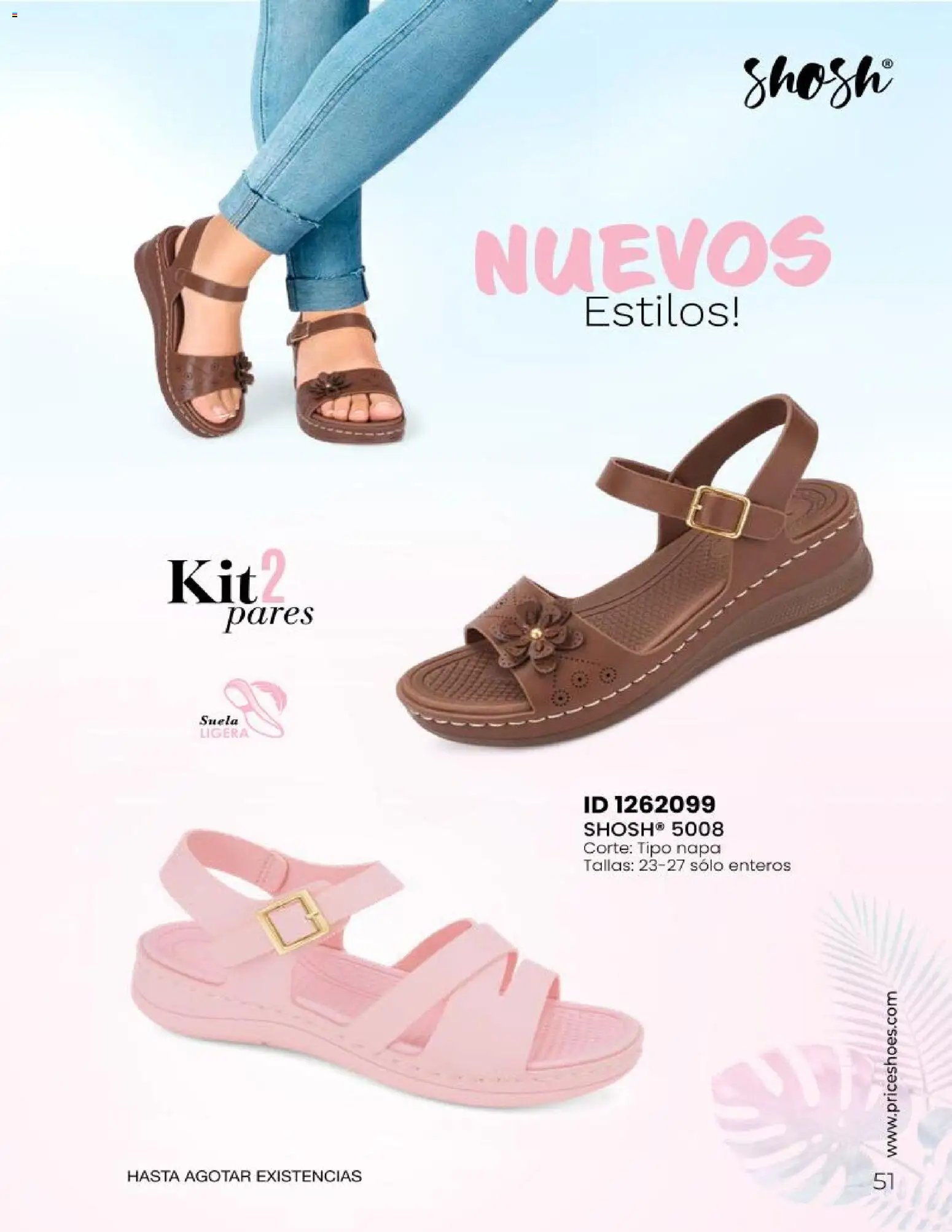 Price Shoes catálogo Sandalias Kits