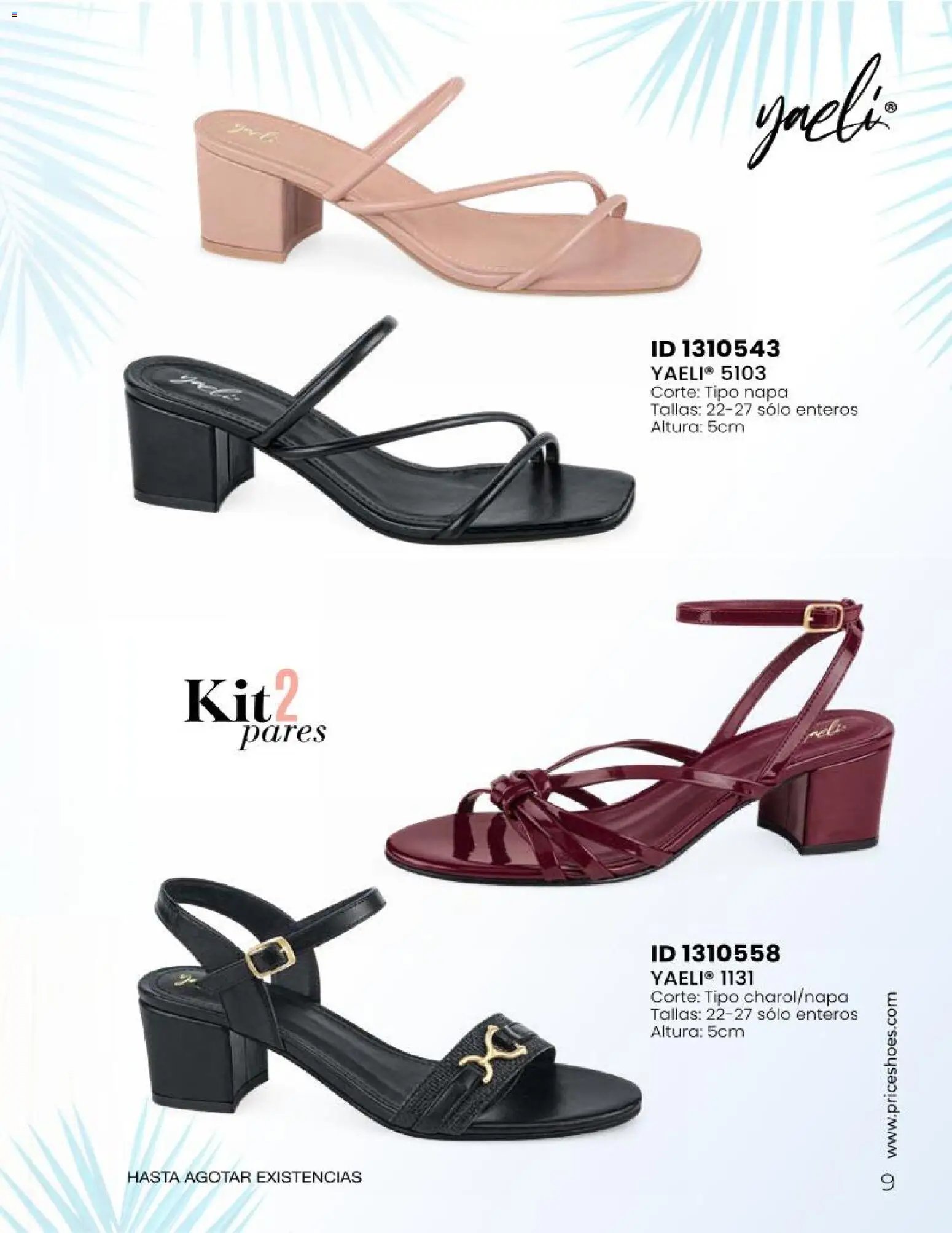 Price Shoes catálogo Sandalias Kits