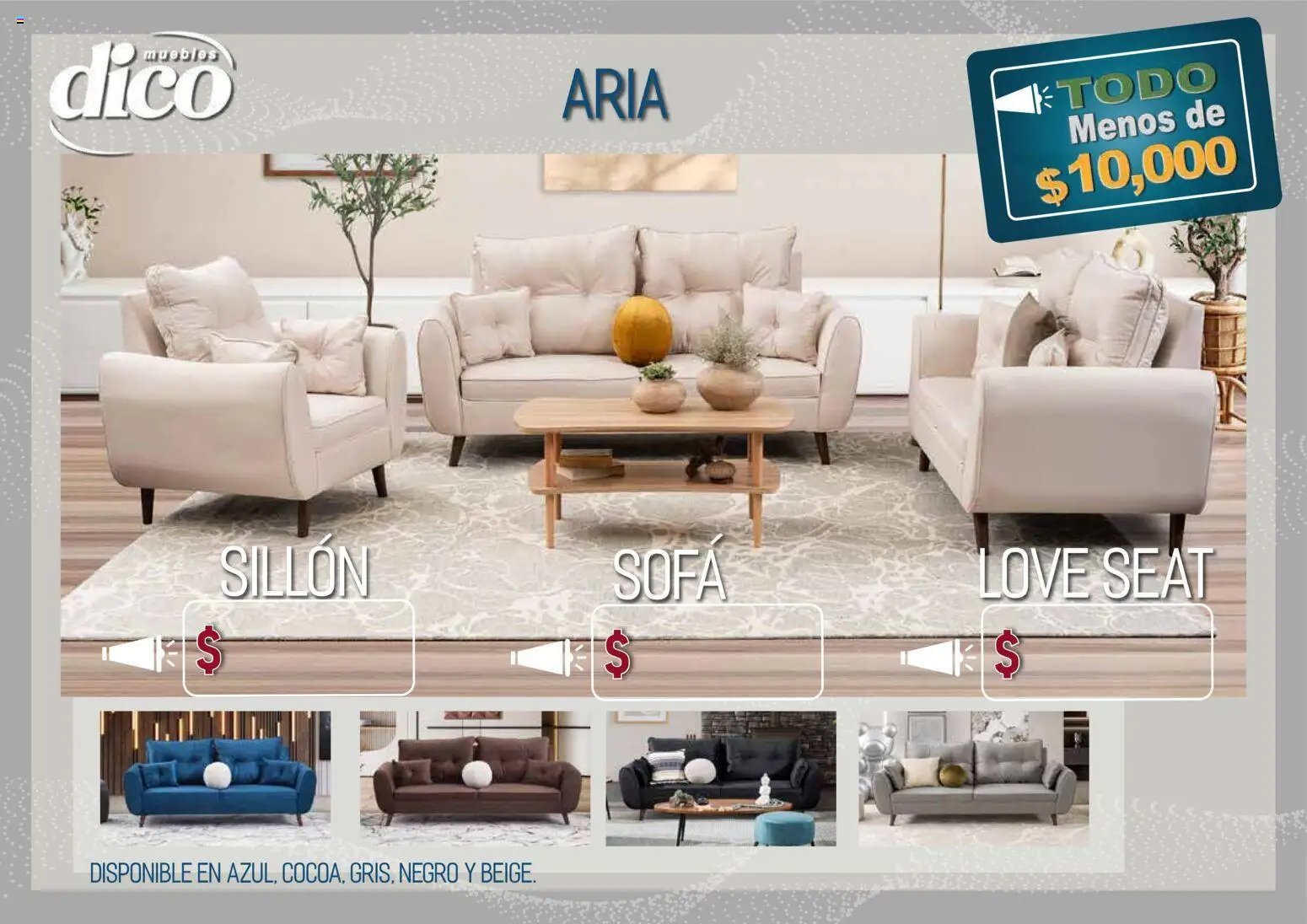Muebles Dico catálogo Todo menos de 10000 Pacifico