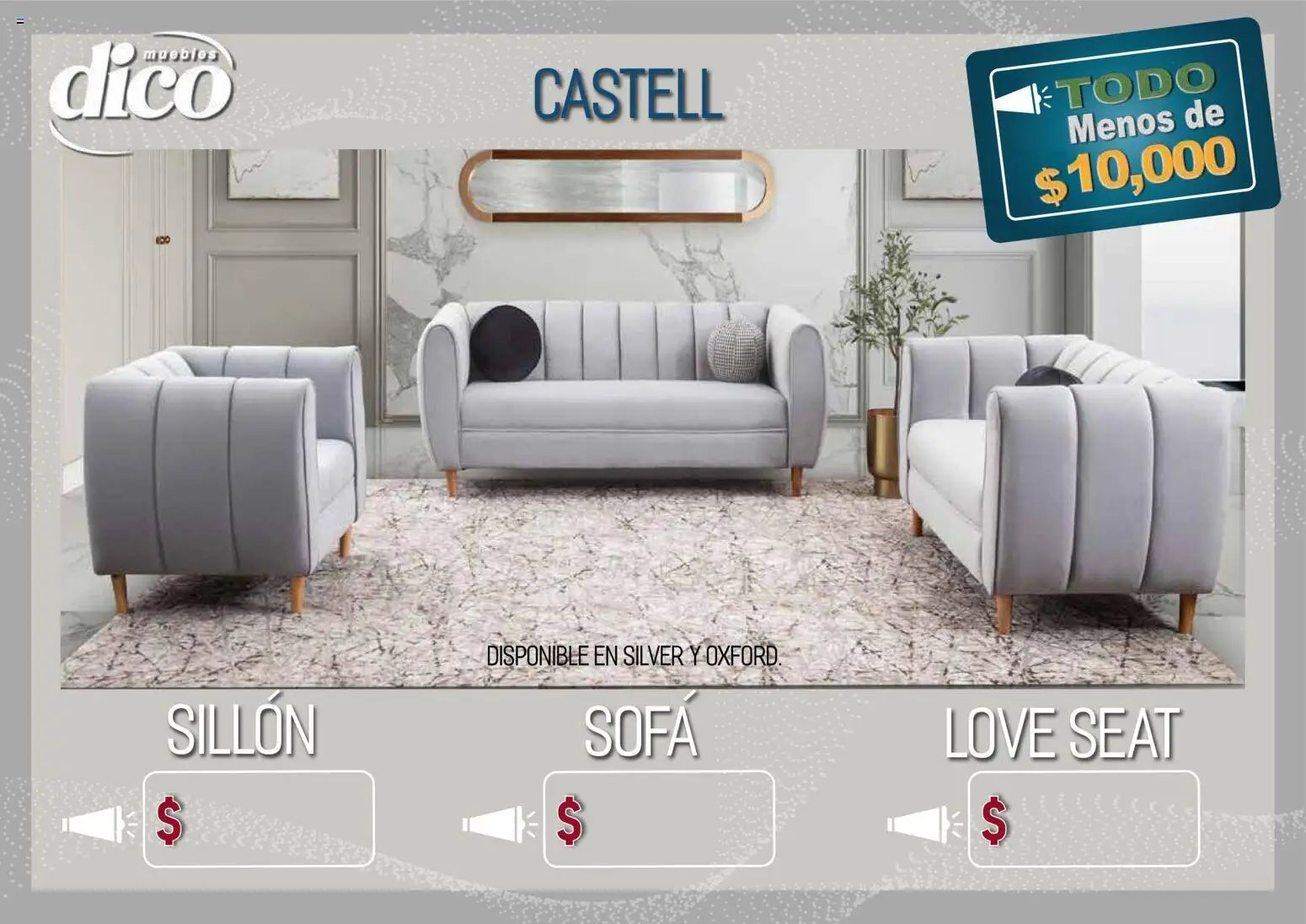 Muebles Dico catálogo Todo menos de 10000 Pacifico