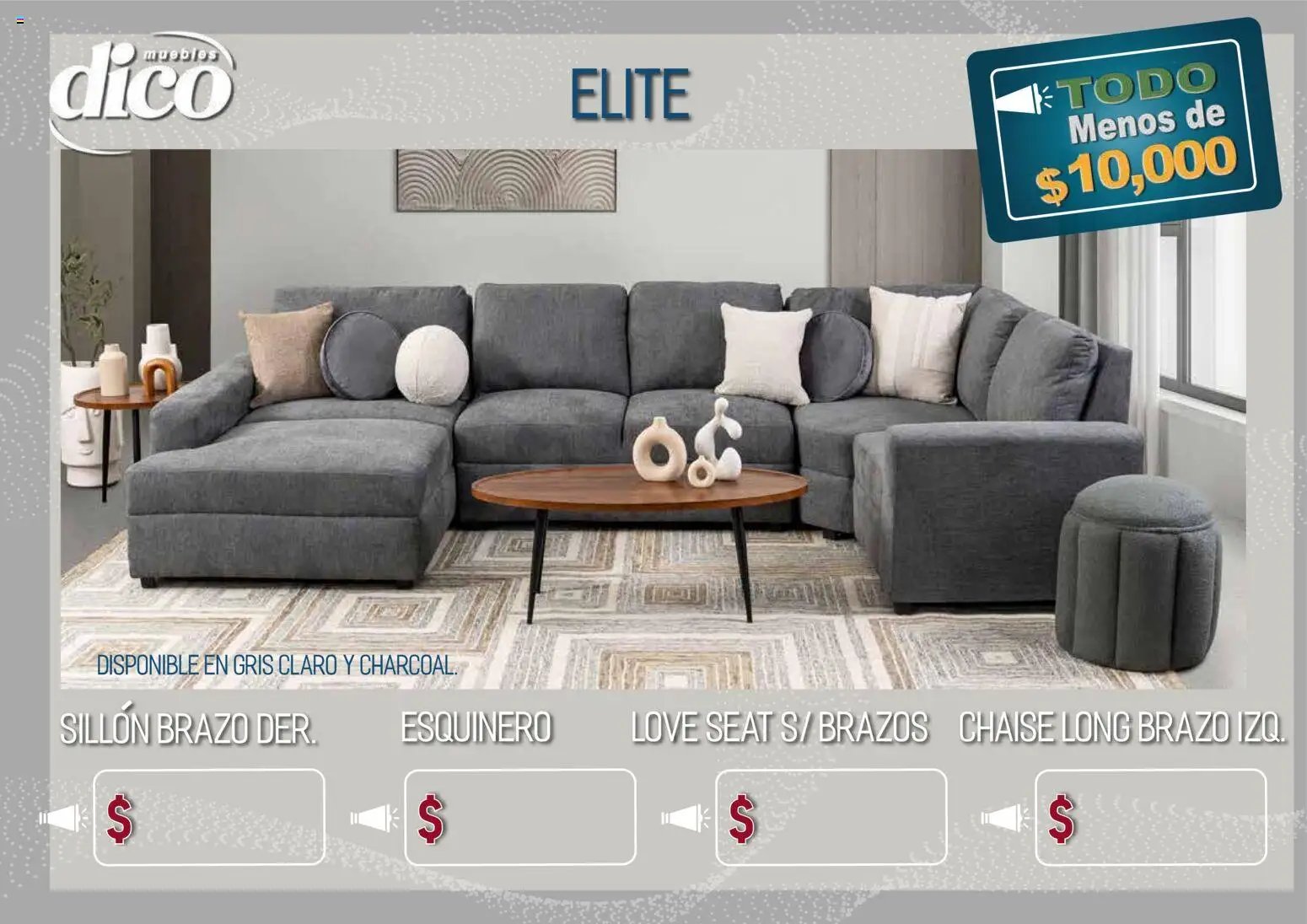 Muebles Dico catálogo Todo menos de 10000 Pacifico