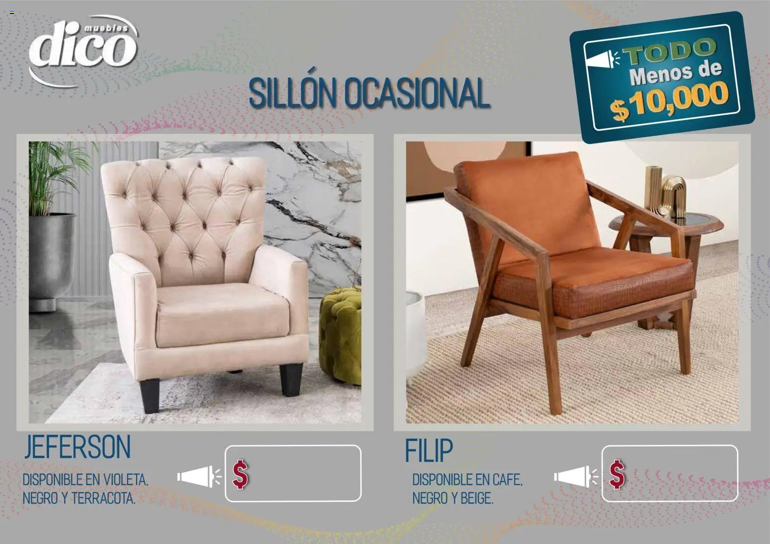 Muebles Dico catálogo Todo menos de 10000 Pacifico