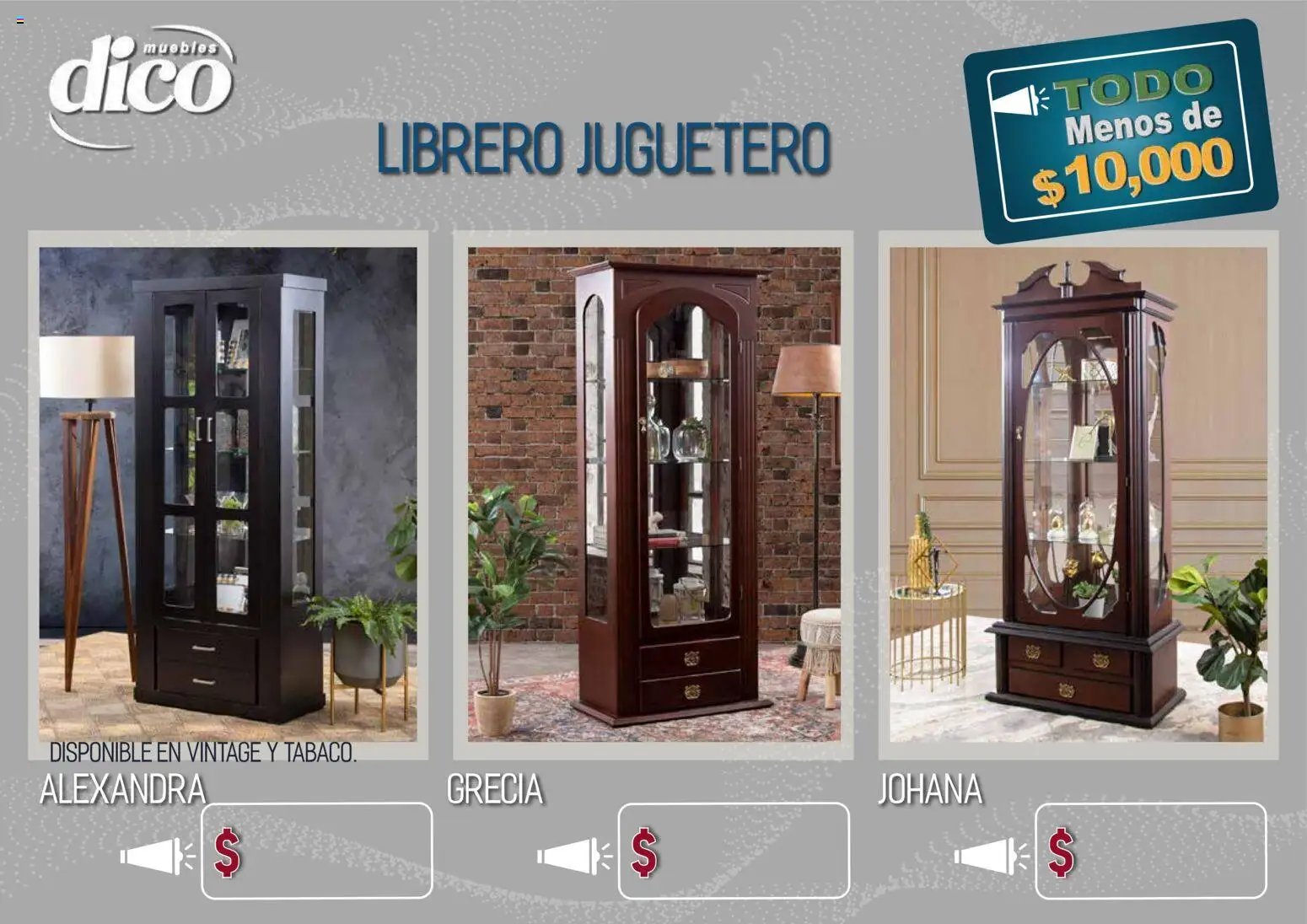 Muebles Dico catálogo Todo menos de 10000 Pacifico