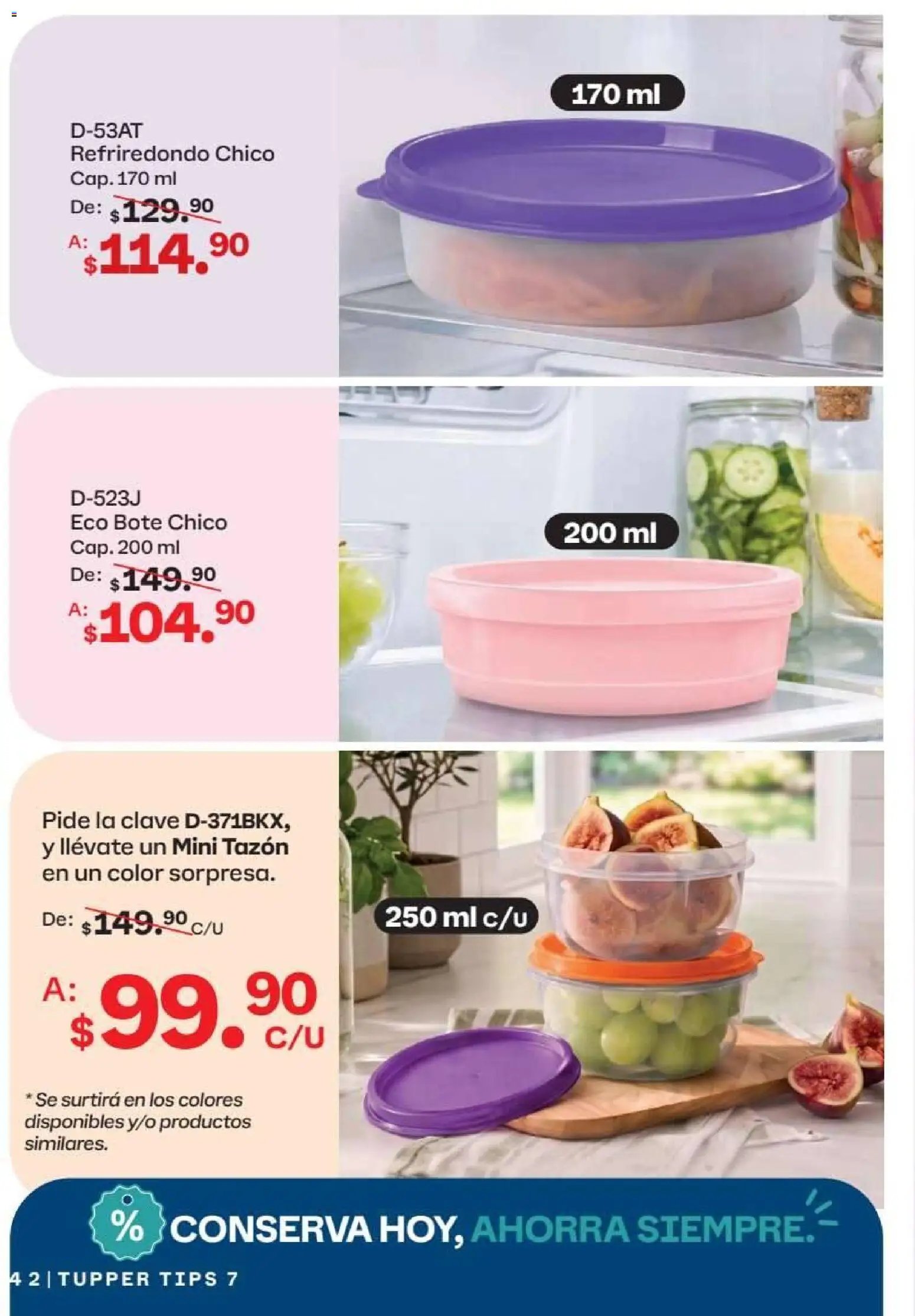Tupperware catálogo