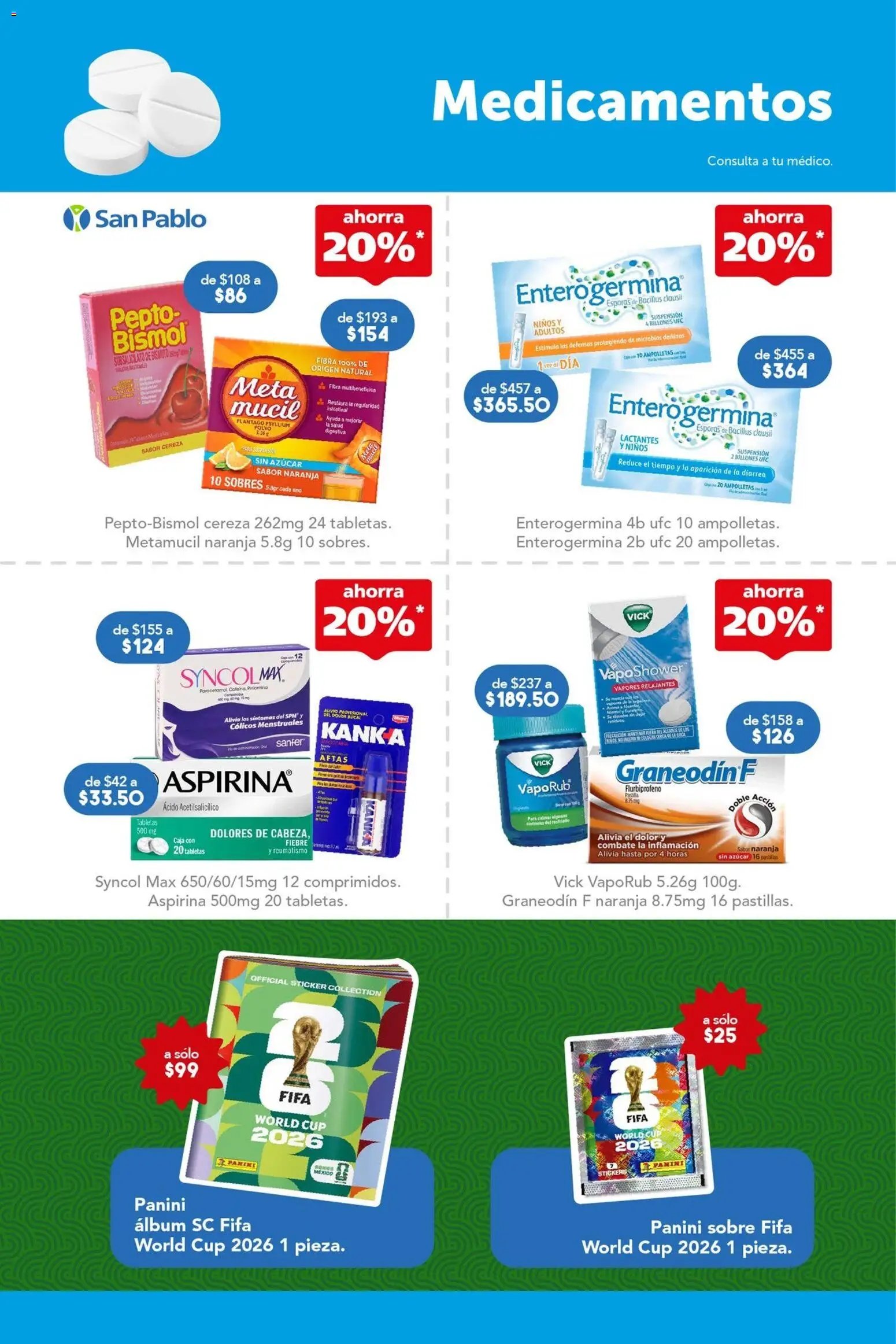 Farmacia San Pablo catálogo