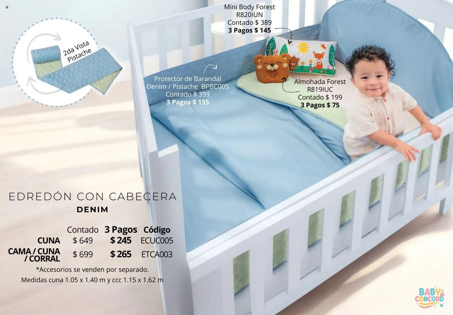 Colchas Concord catálogo Baby