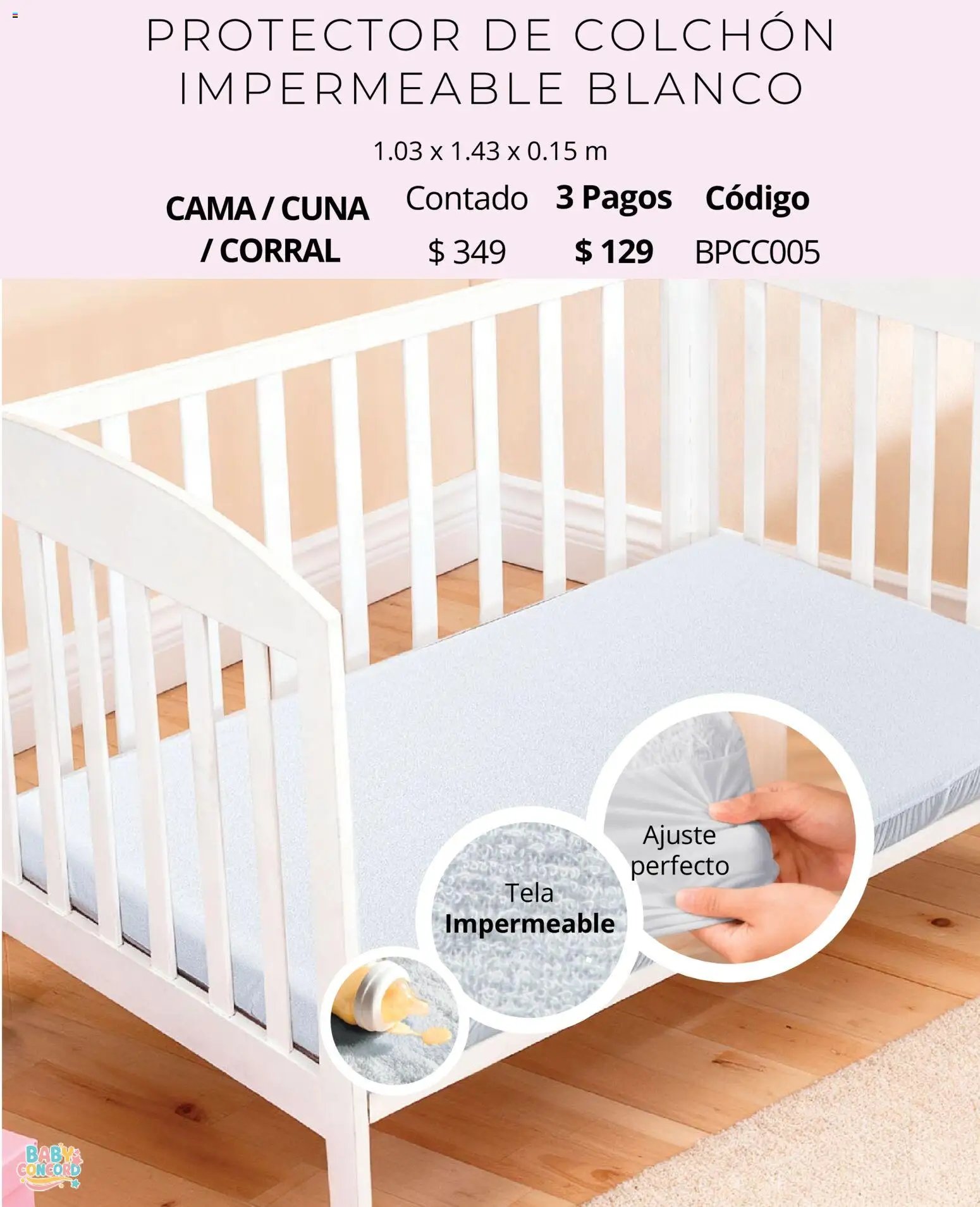 Colchas Concord catálogo Baby