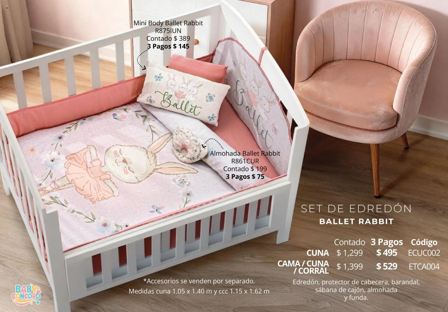 Colchas Concord catálogo Baby
