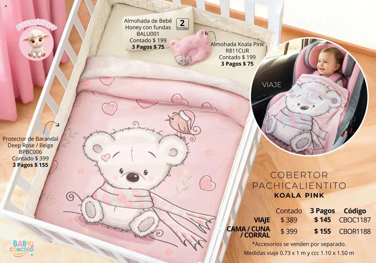 Colchas Concord catálogo Baby