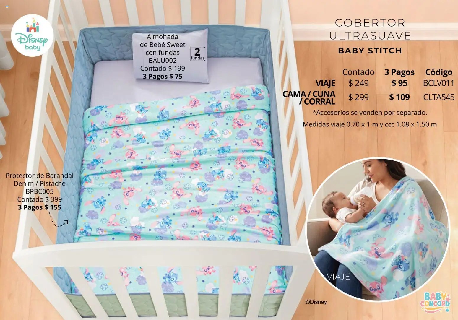 Colchas Concord catálogo Baby