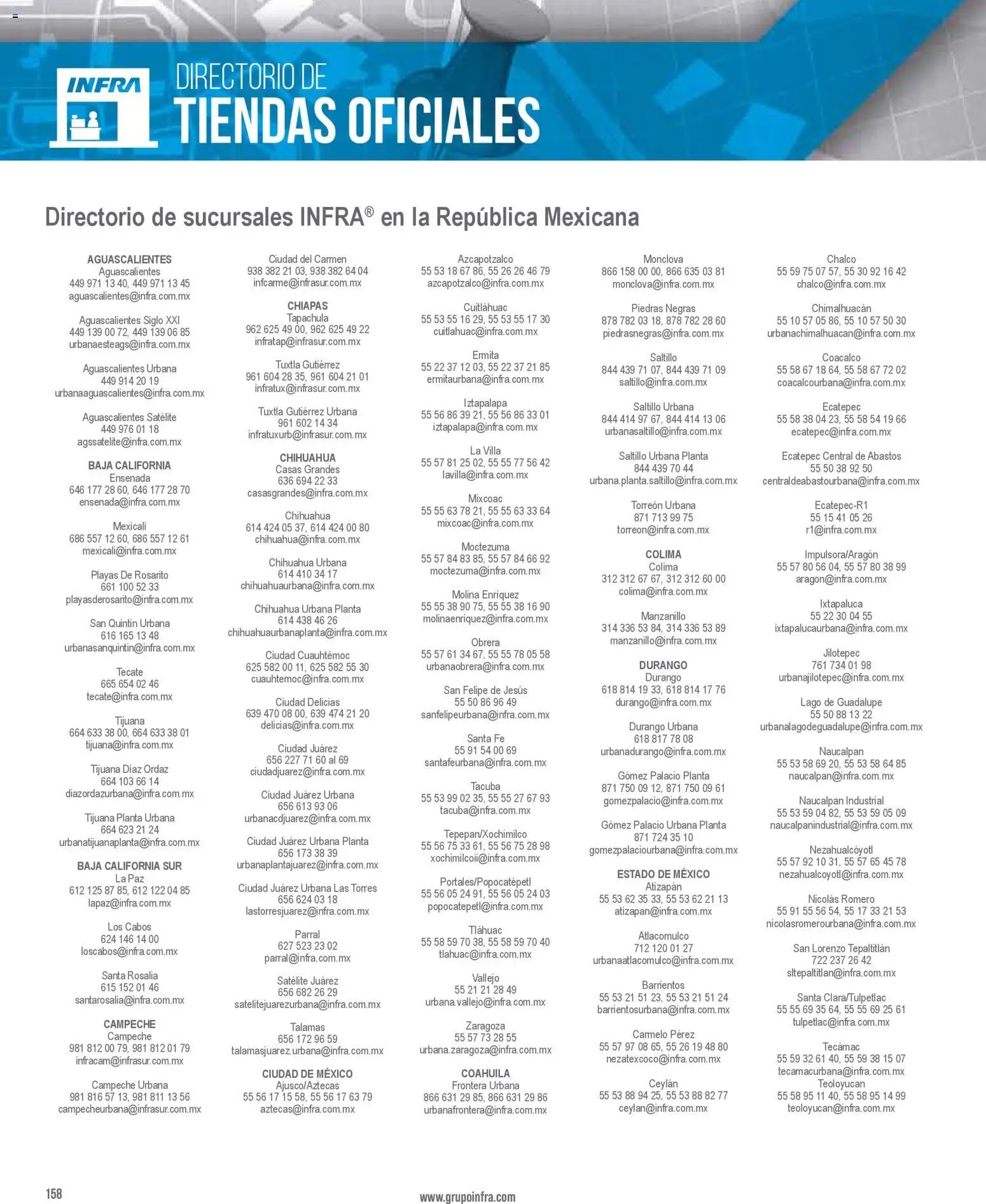 Infra catálogo