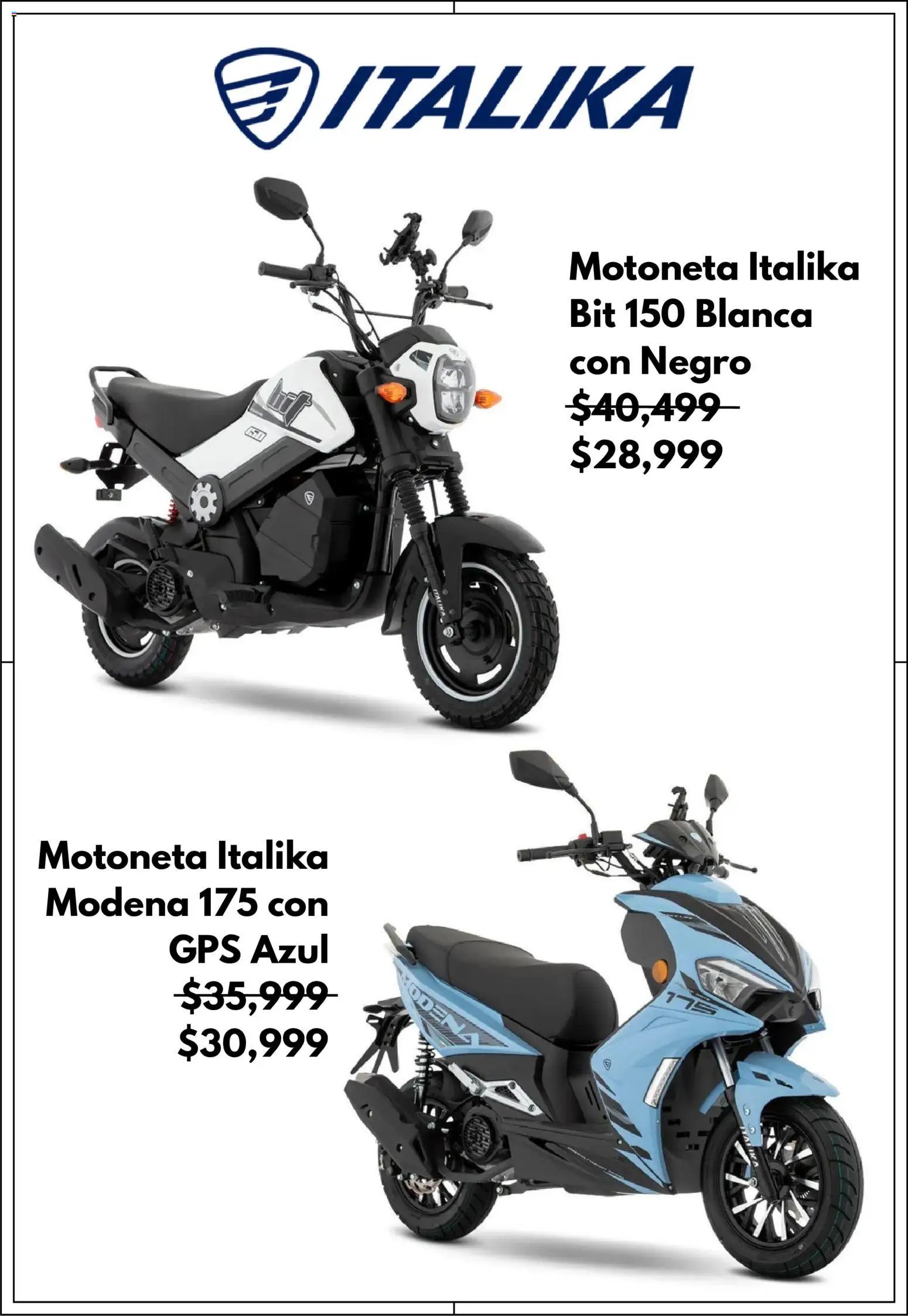 Italika catálogo