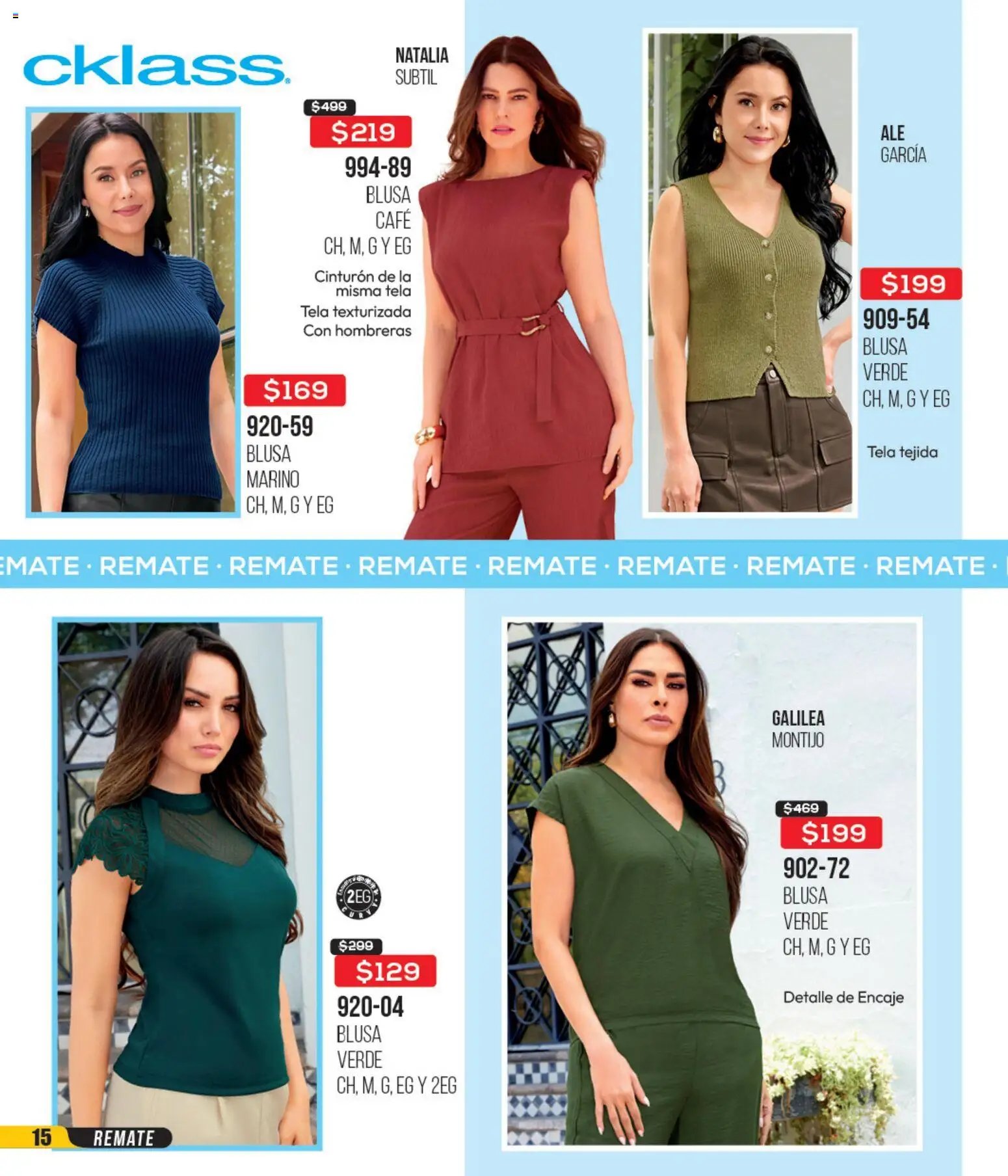 Cklass catálogo Remate Ropa 3X2