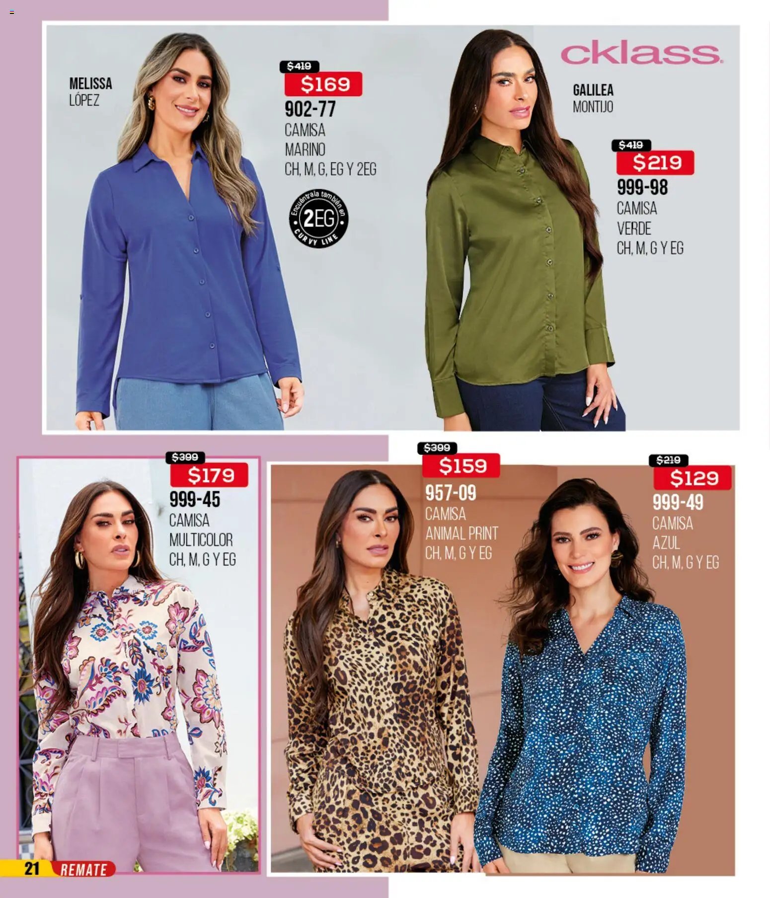 Cklass catálogo Remate Ropa 3X2