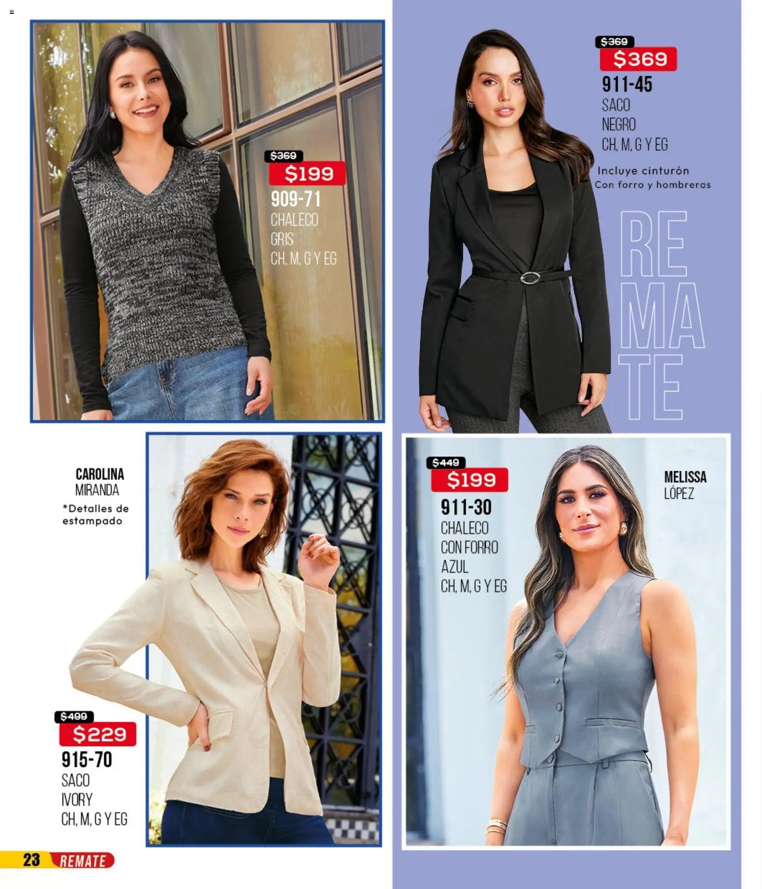 Cklass catálogo Remate Ropa 3X2