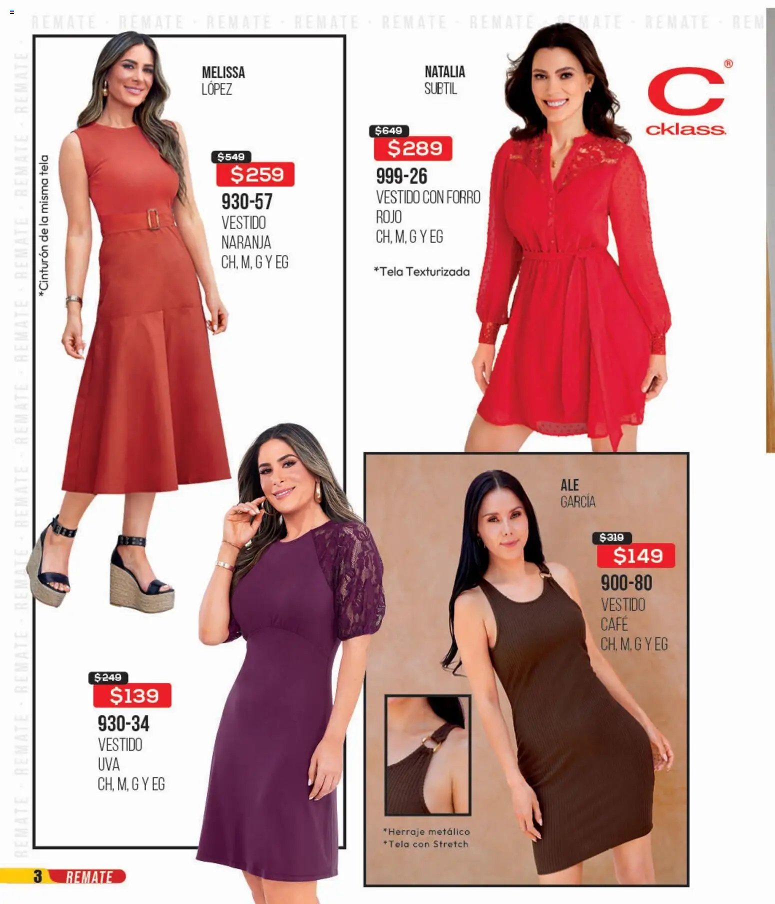 Cklass catálogo Remate Ropa 3X2