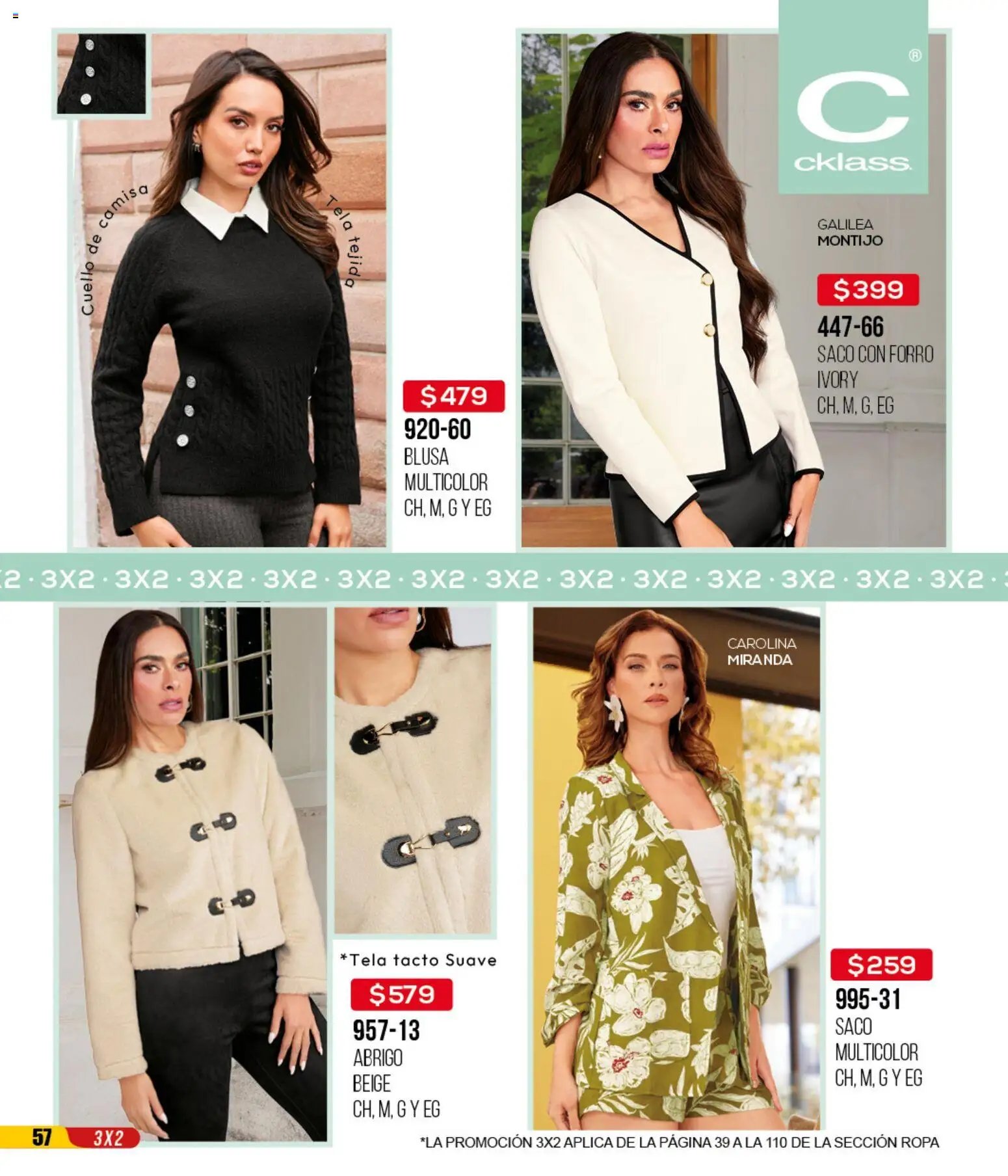 Cklass catálogo Remate Ropa 3X2
