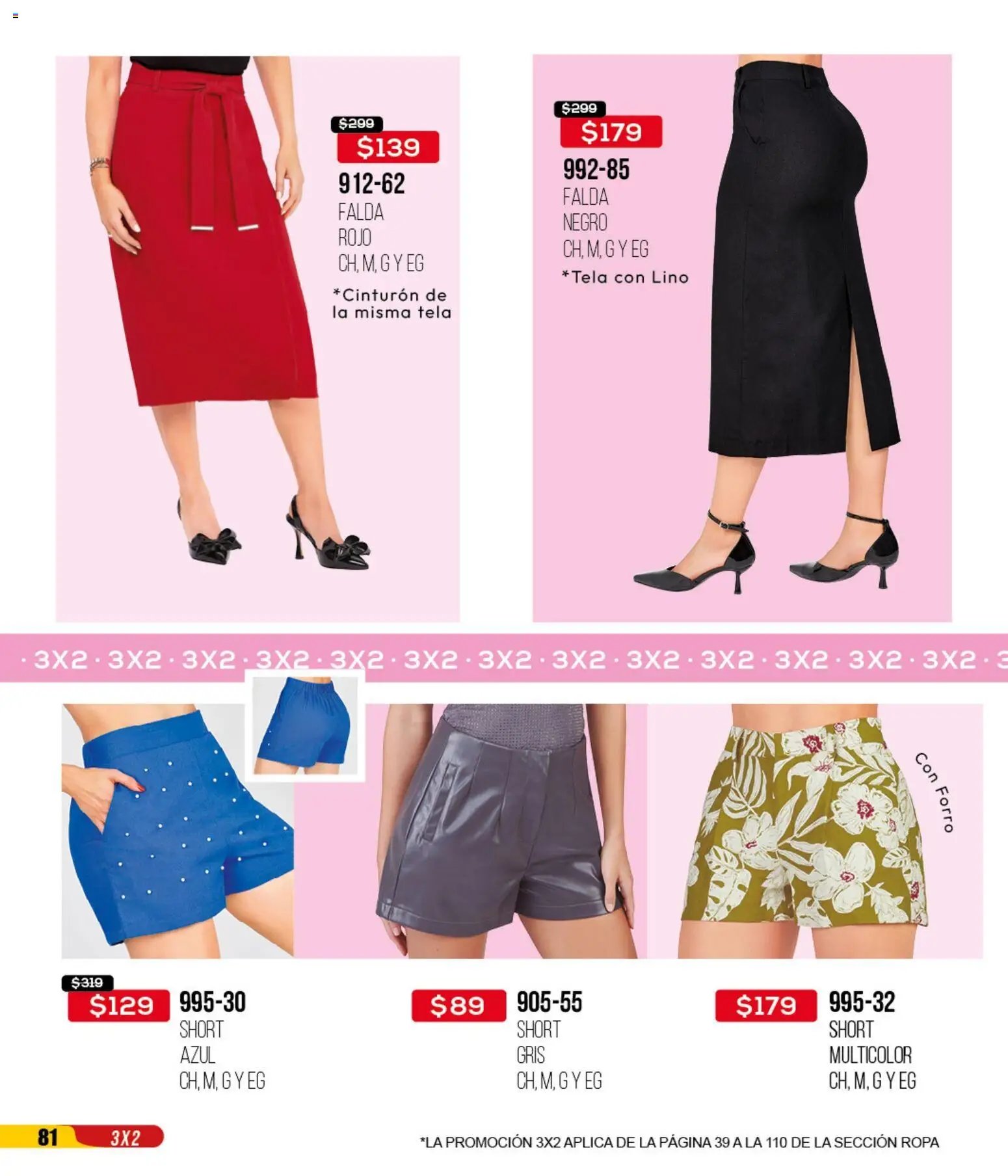 Cklass catálogo Remate Ropa 3X2