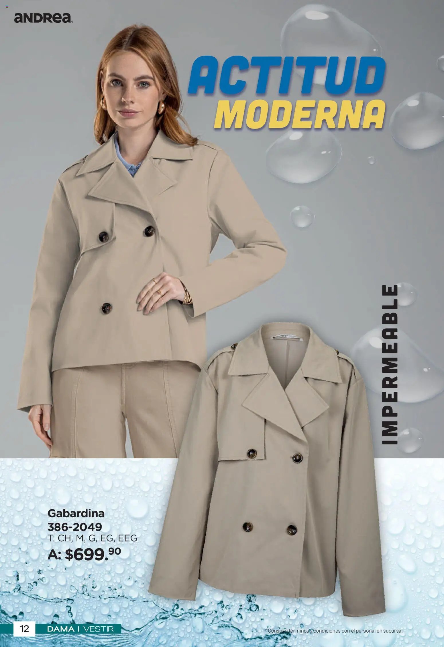Andrea catálogo Botas de Lluvia
