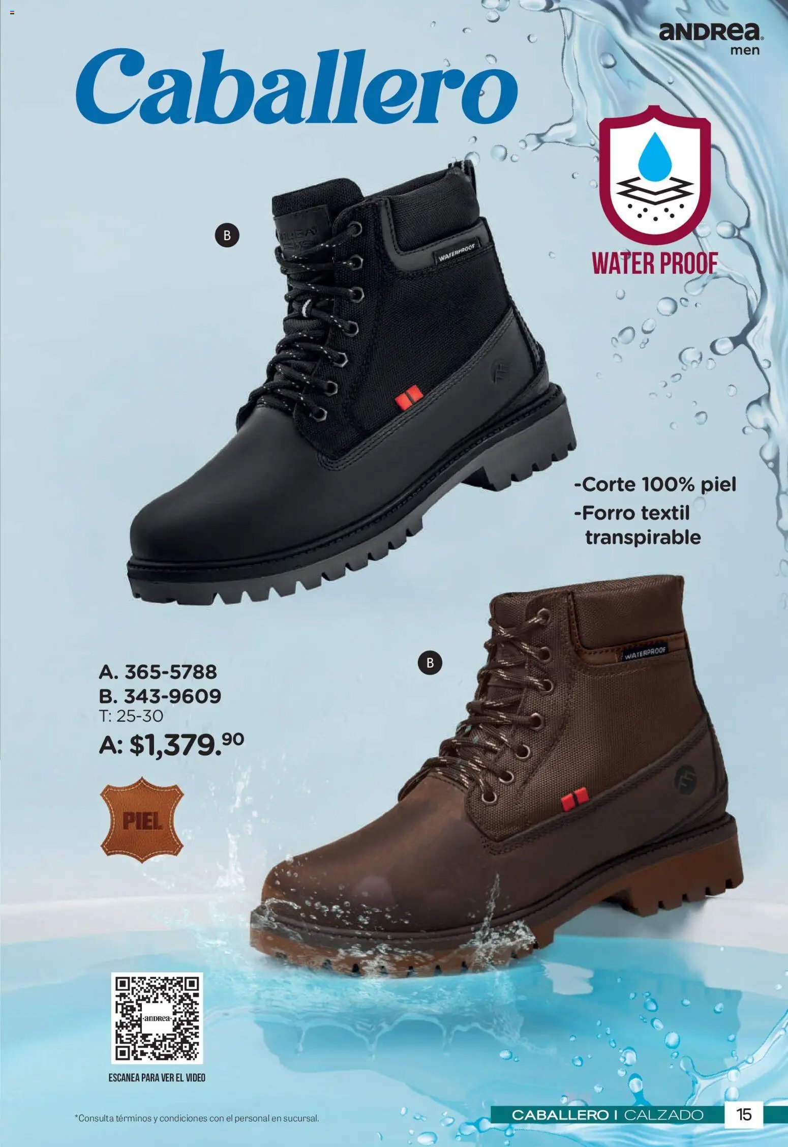 Andrea catálogo Botas de Lluvia