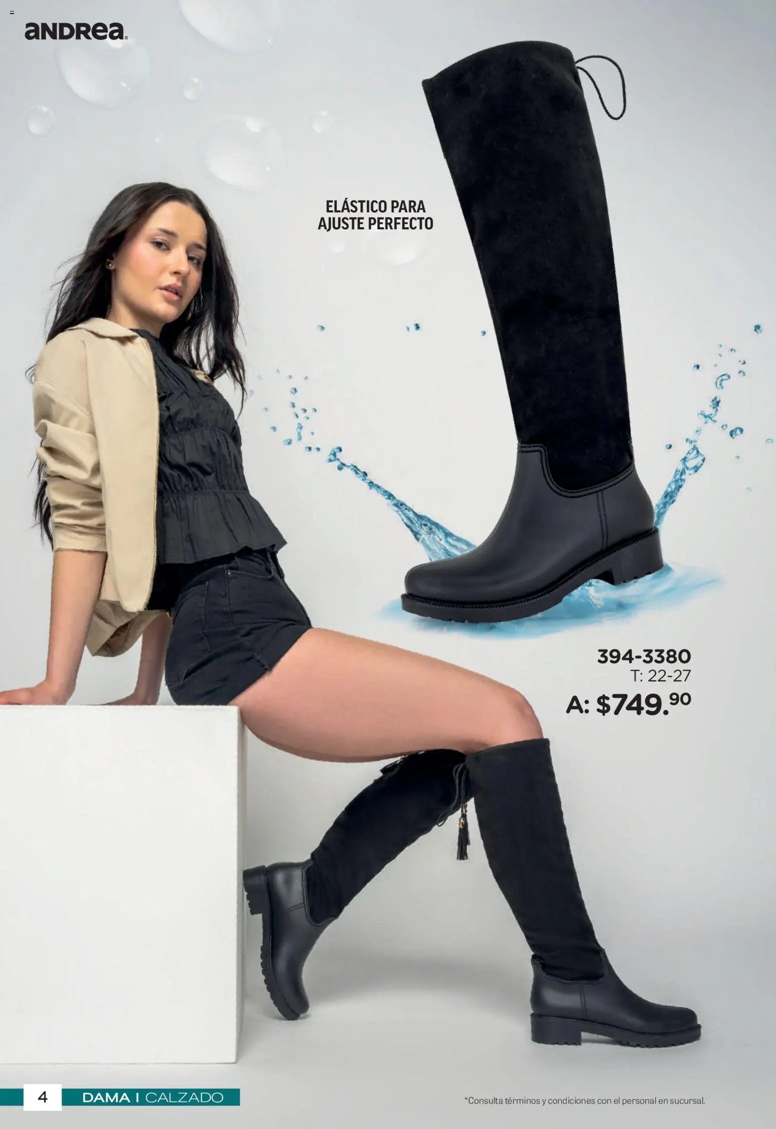 Andrea catálogo Botas de Lluvia