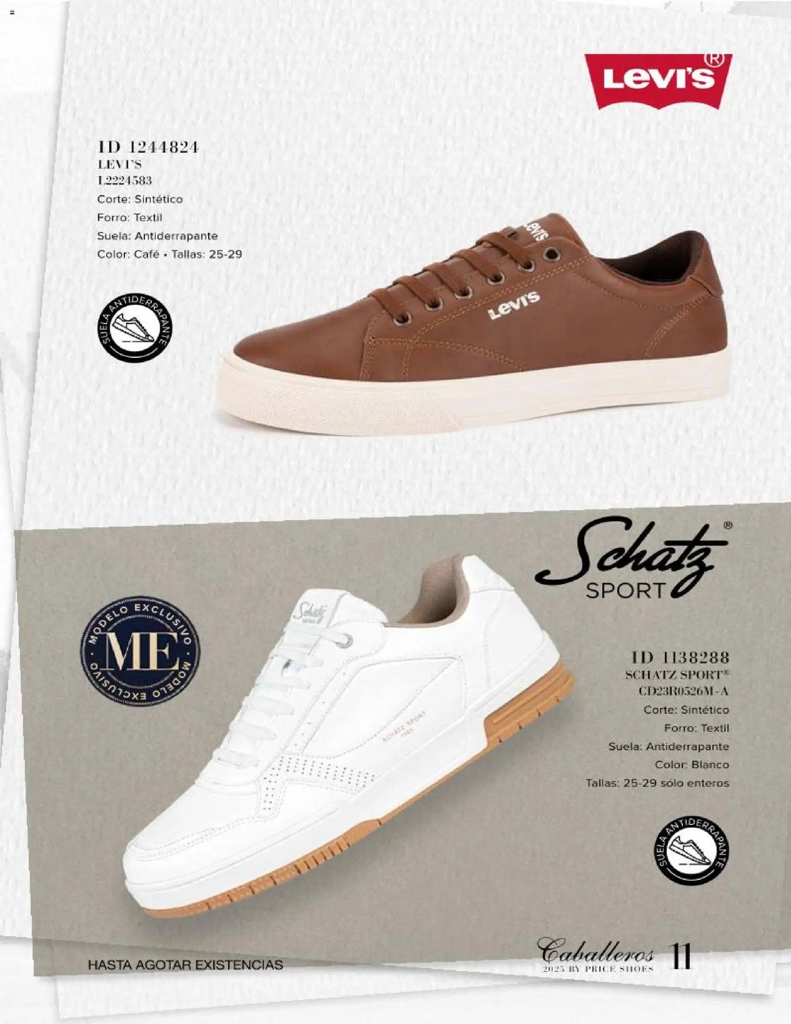 Price Shoes catálogo Caballeros