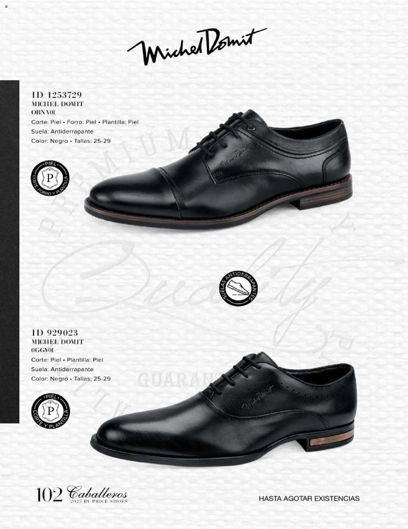 Price Shoes catálogo Caballeros