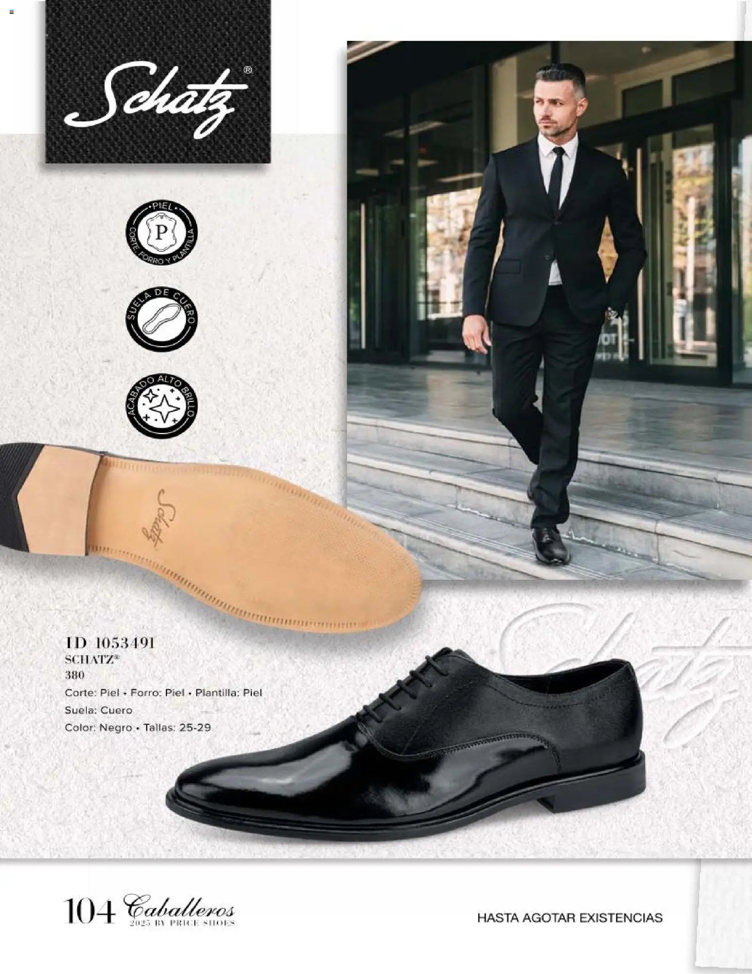 Price Shoes catálogo Caballeros