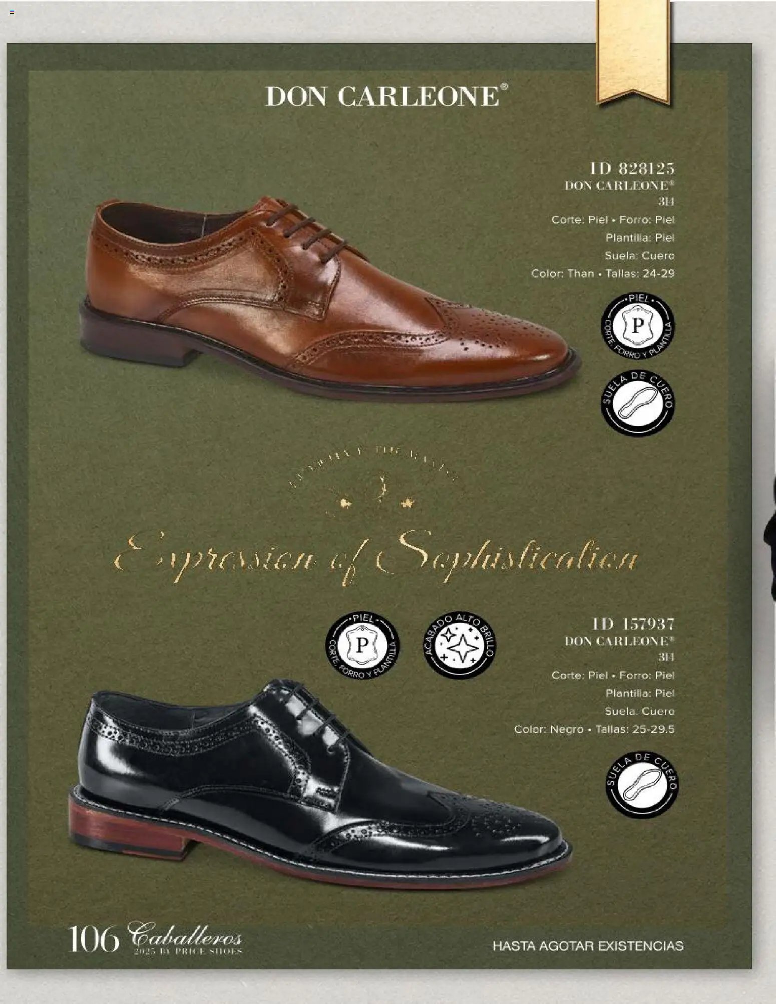 Price Shoes catálogo Caballeros