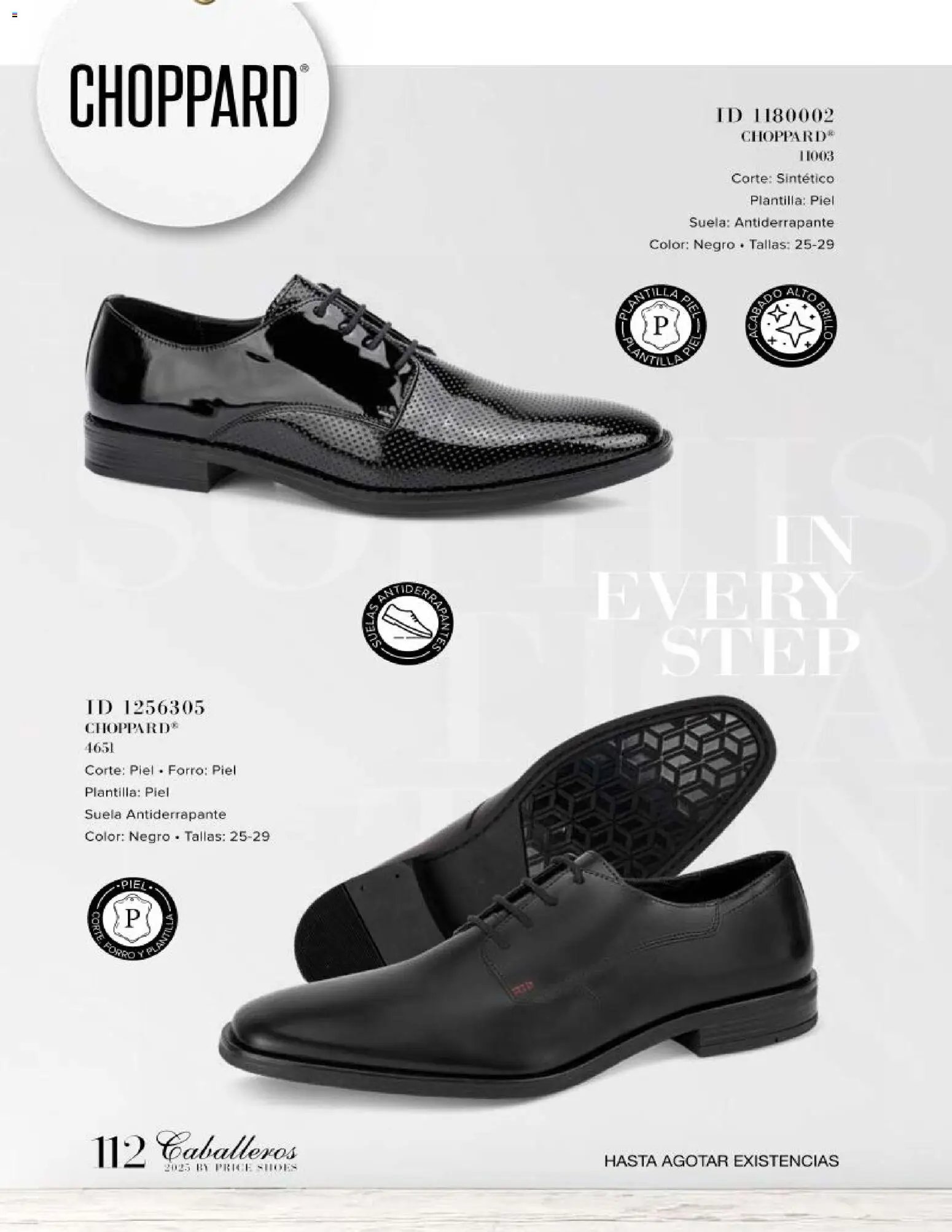 Price Shoes catálogo Caballeros