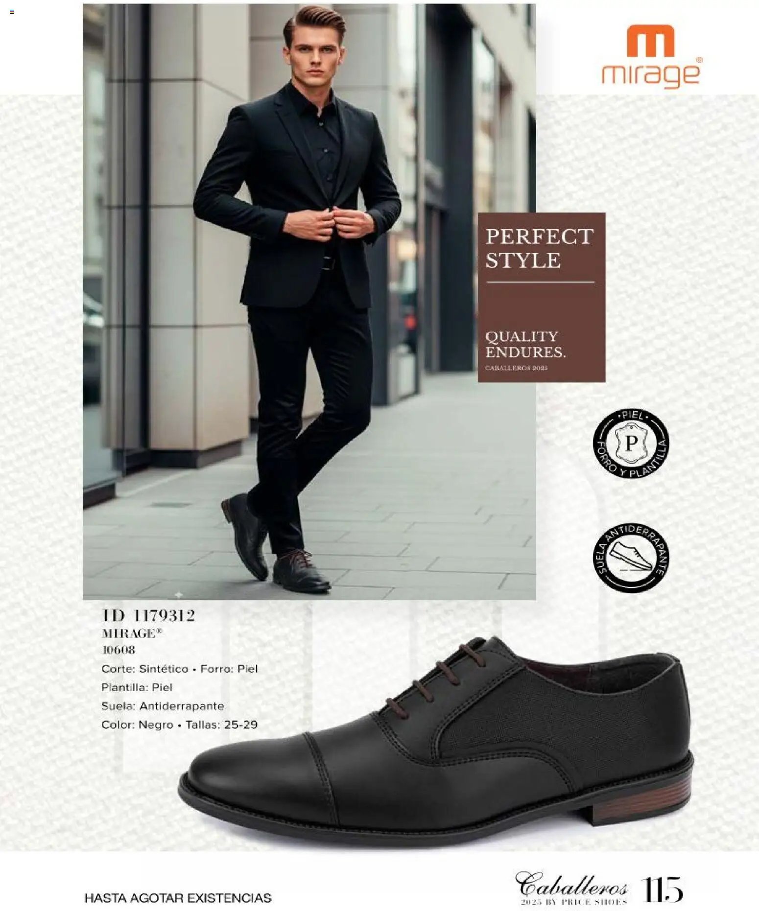 Price Shoes catálogo Caballeros