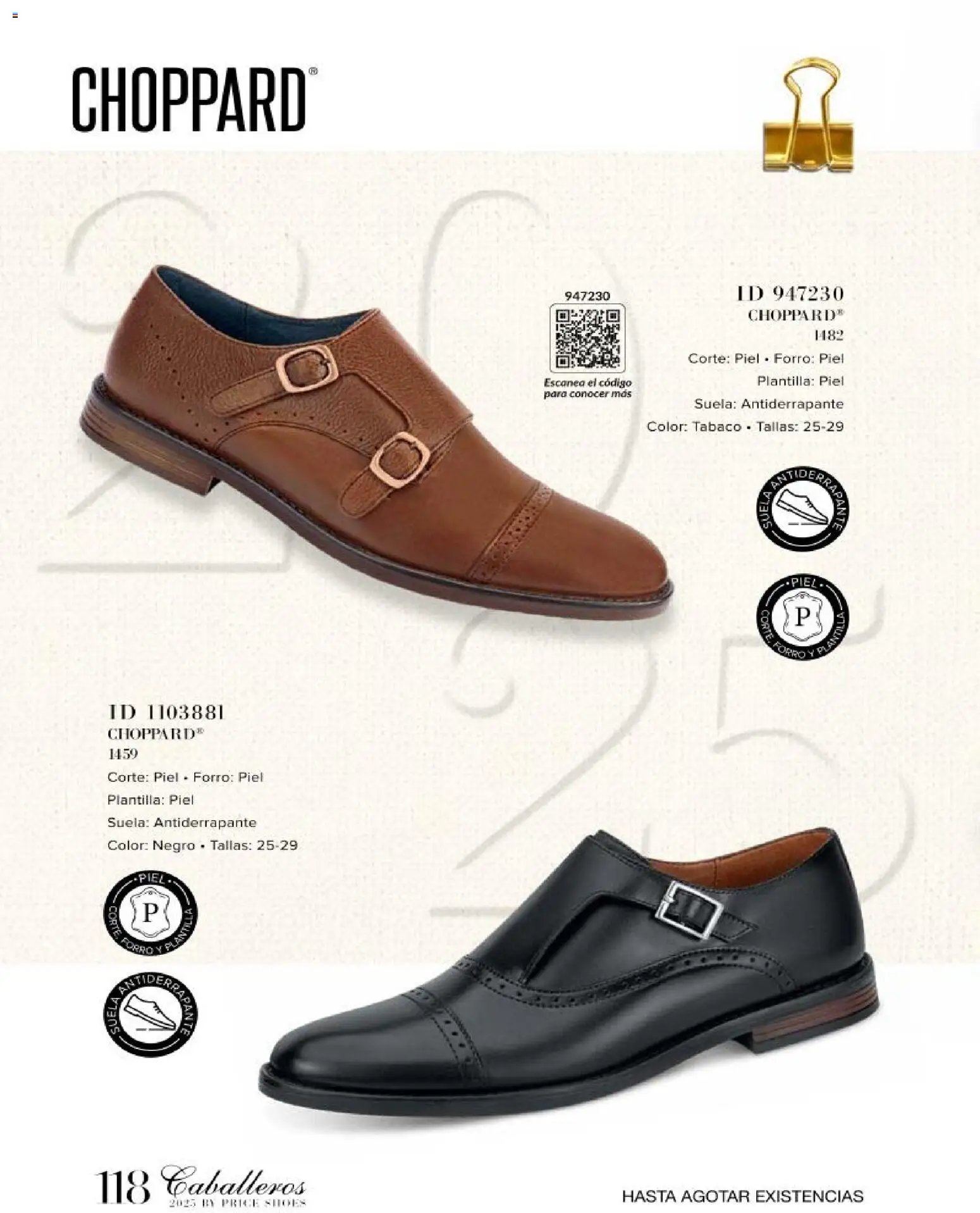 Price Shoes catálogo Caballeros