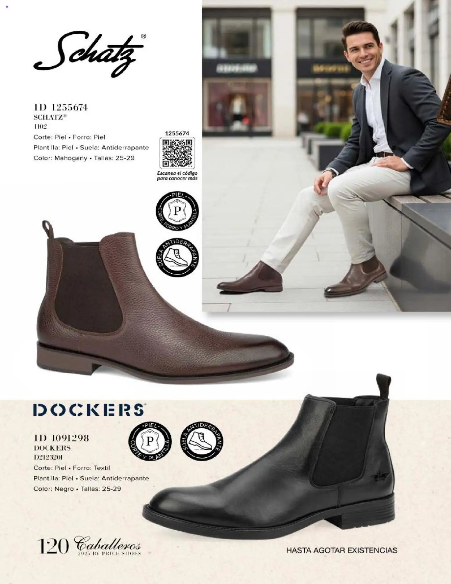 Price Shoes catálogo Caballeros