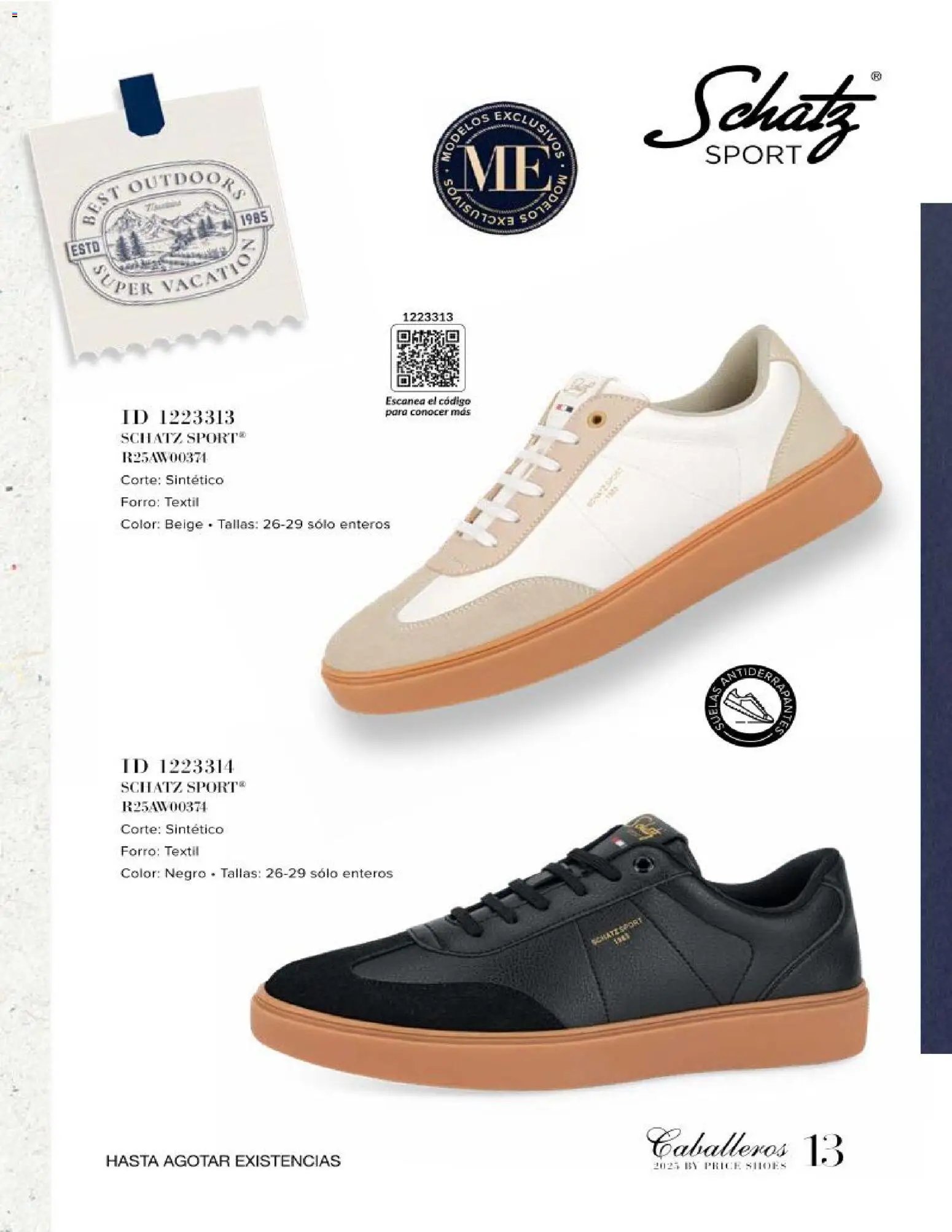 Price Shoes catálogo Caballeros