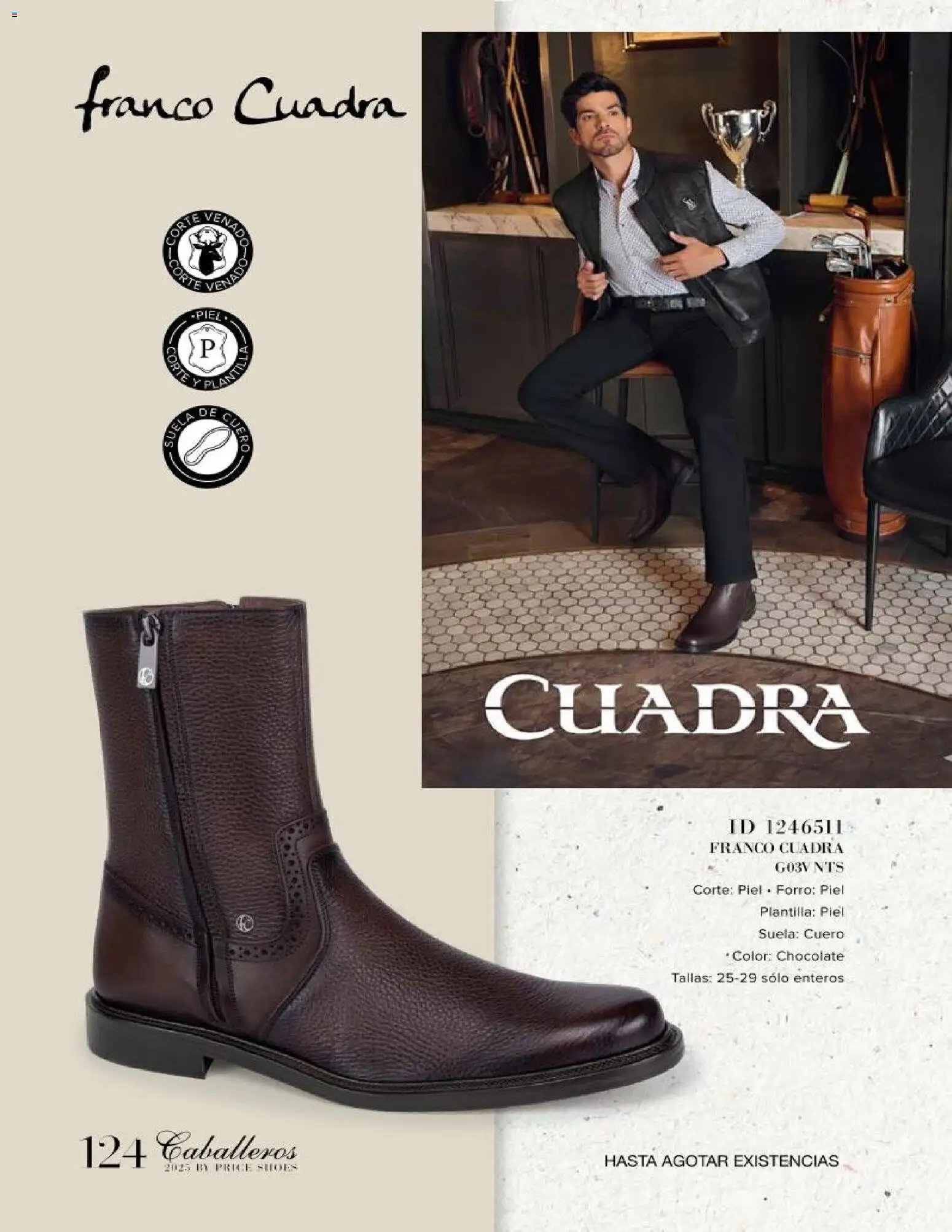 Price Shoes catálogo Caballeros
