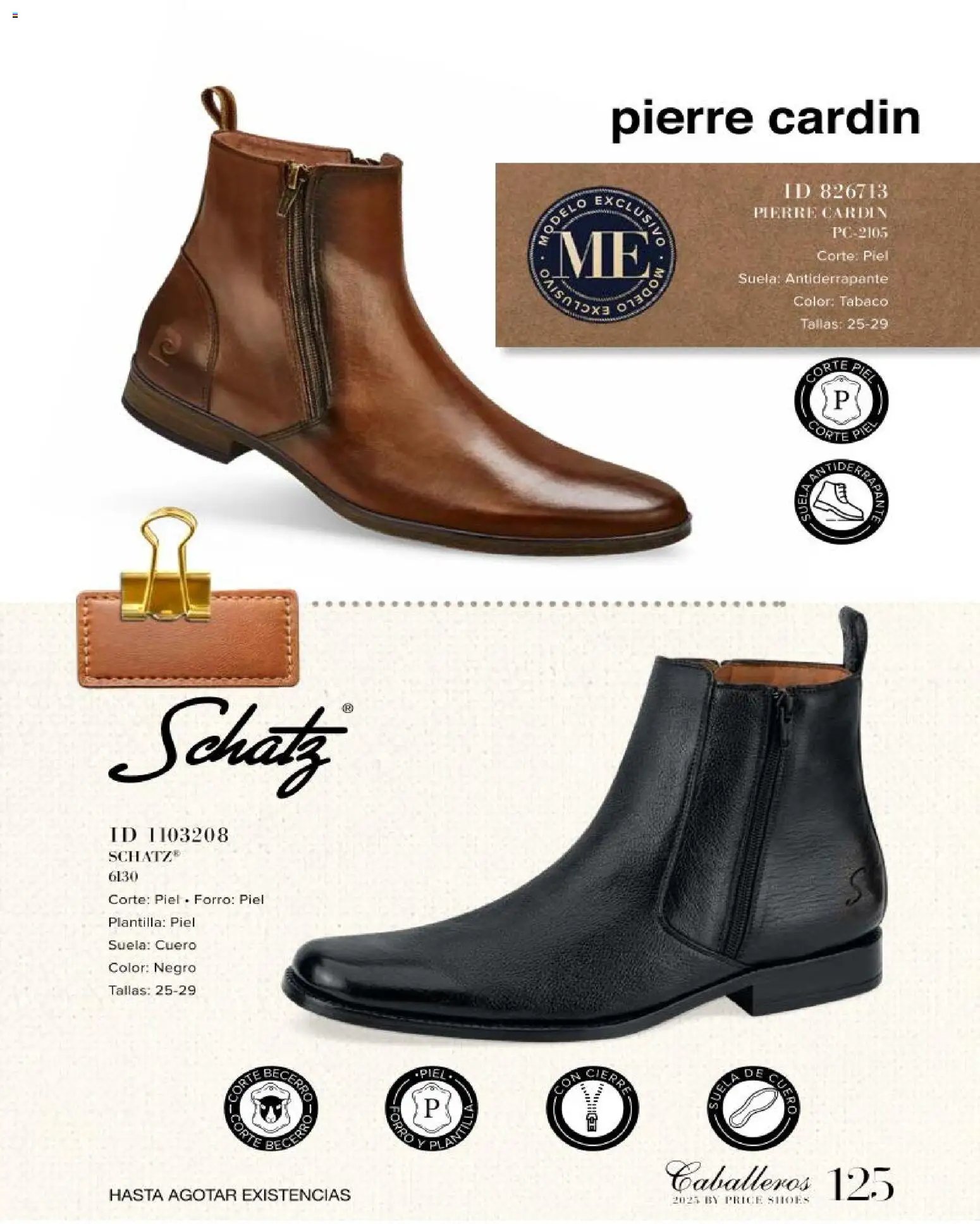 Price Shoes catálogo Caballeros