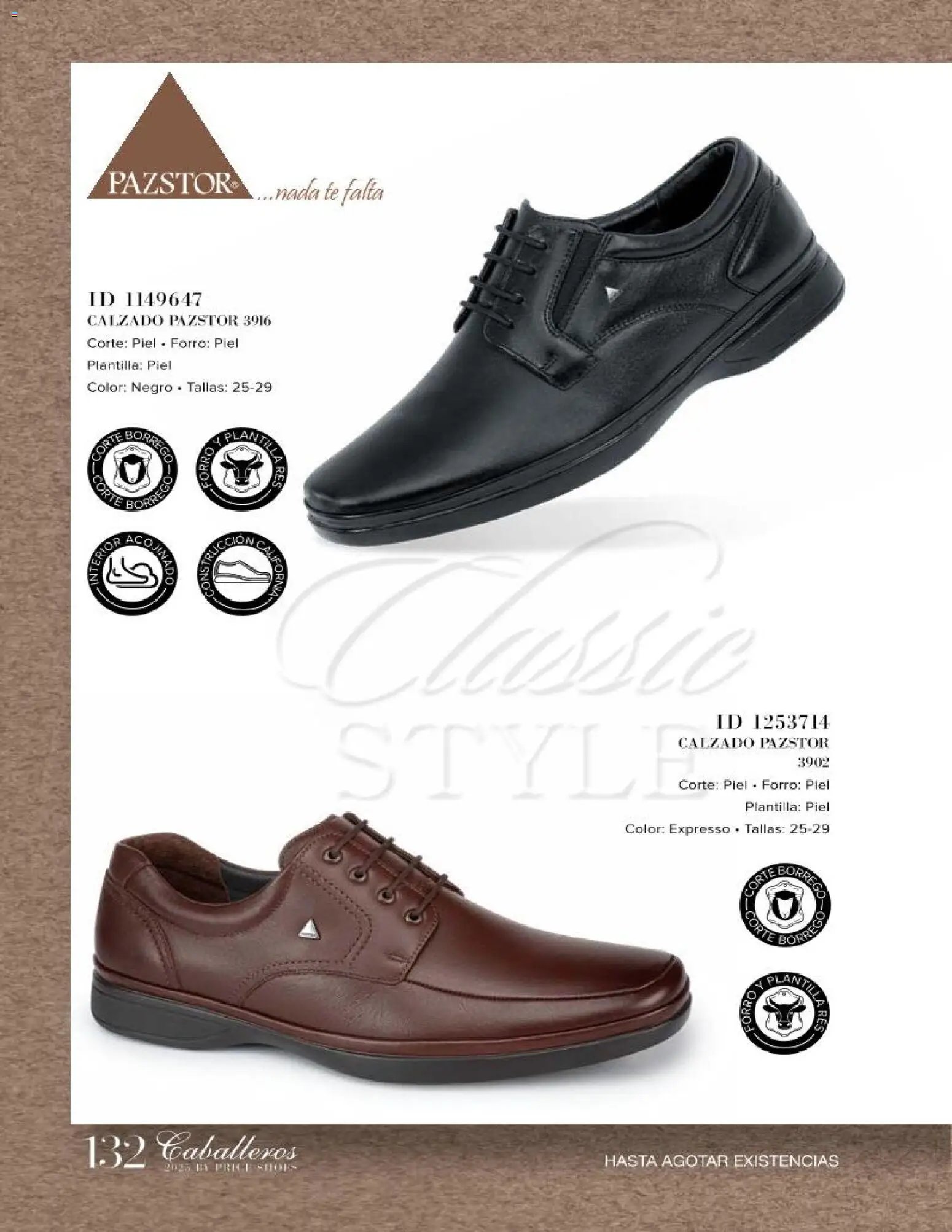 Price Shoes catálogo Caballeros