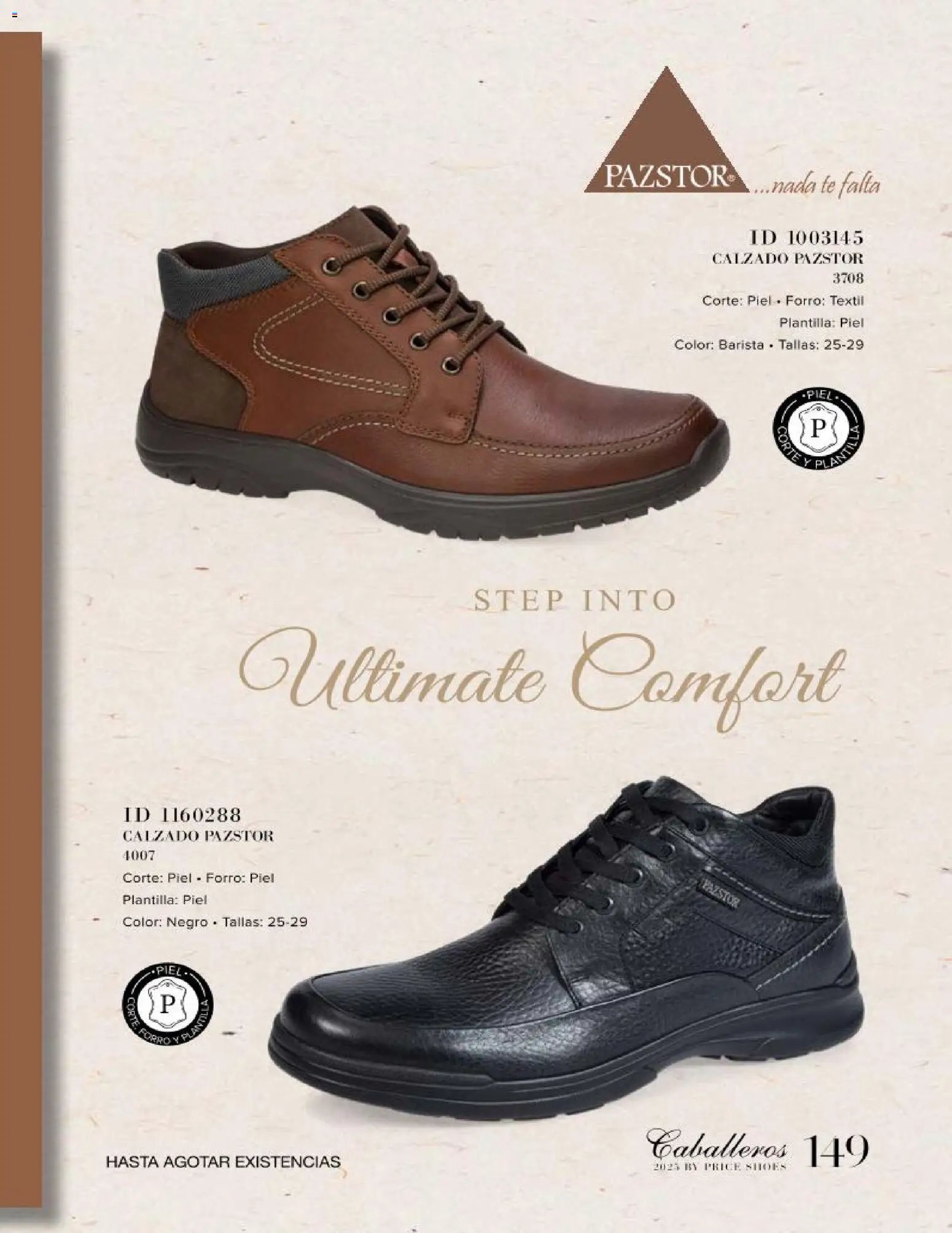 Price Shoes catálogo Caballeros