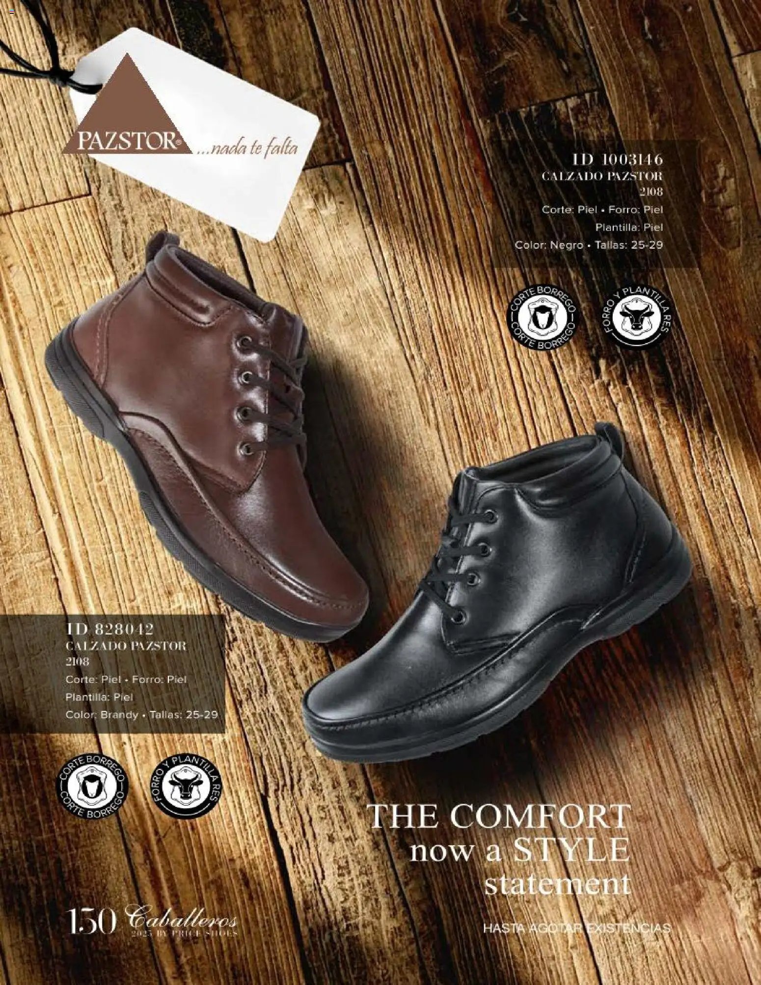 Price Shoes catálogo Caballeros