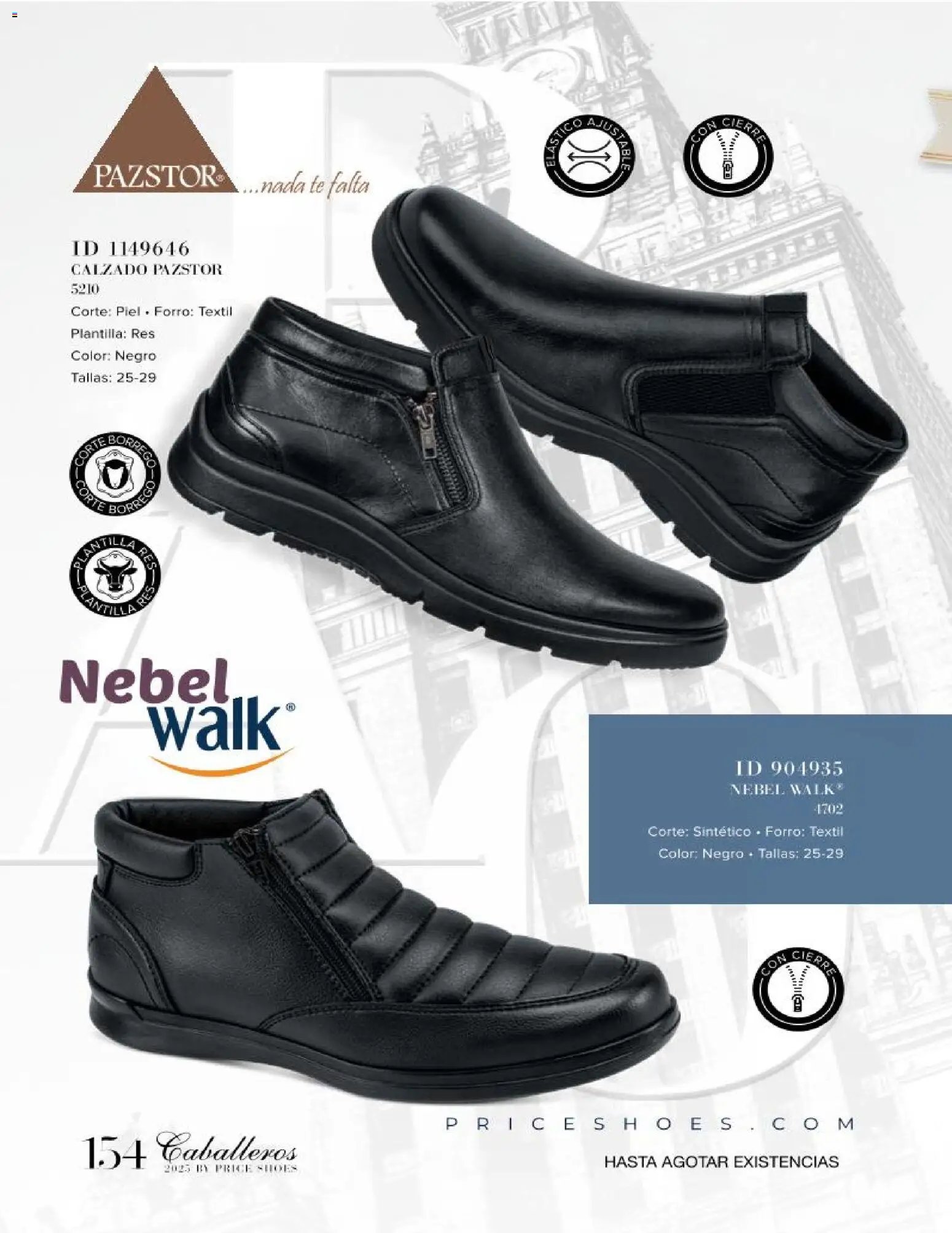 Price Shoes catálogo Caballeros