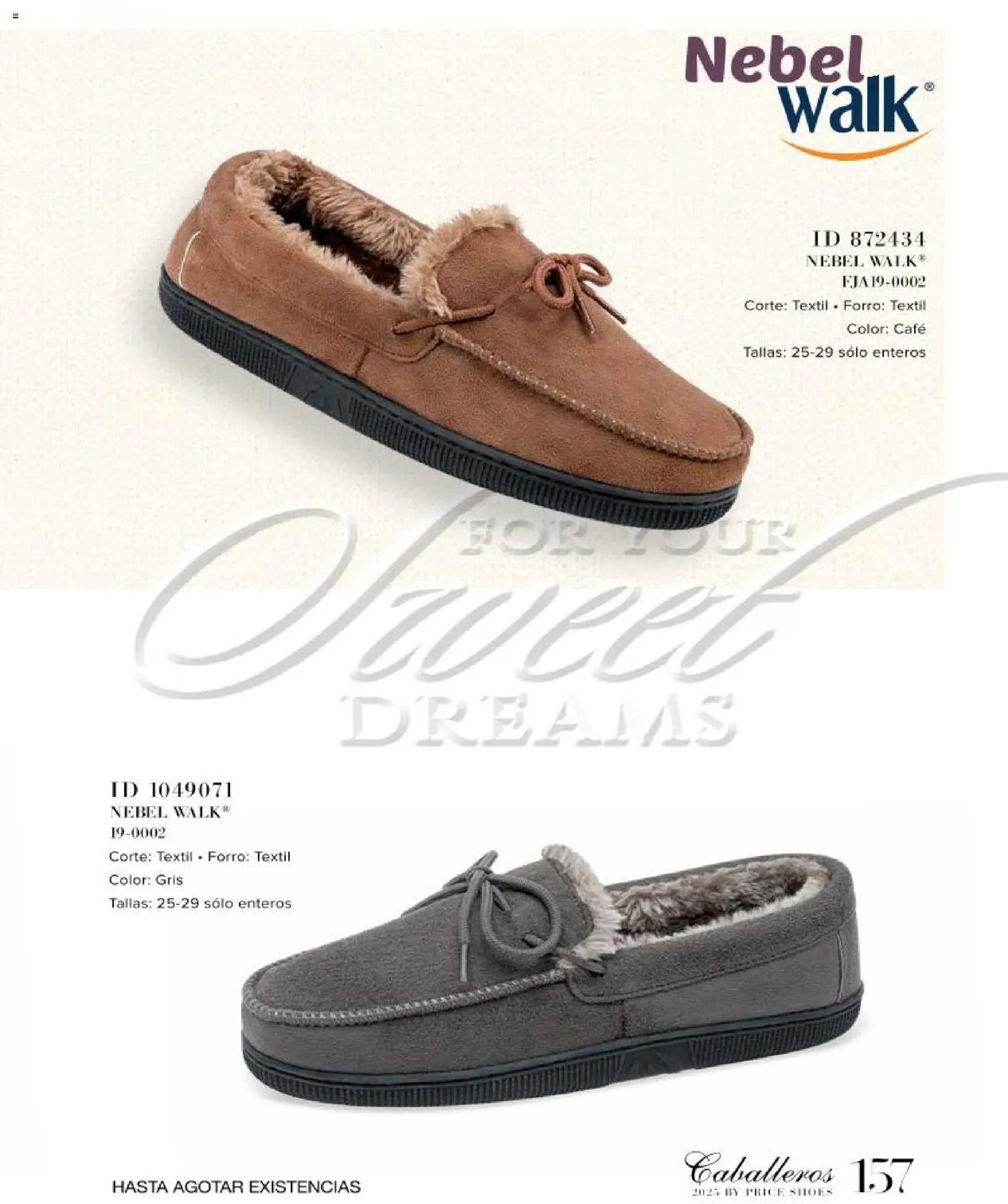 Price Shoes catálogo Caballeros
