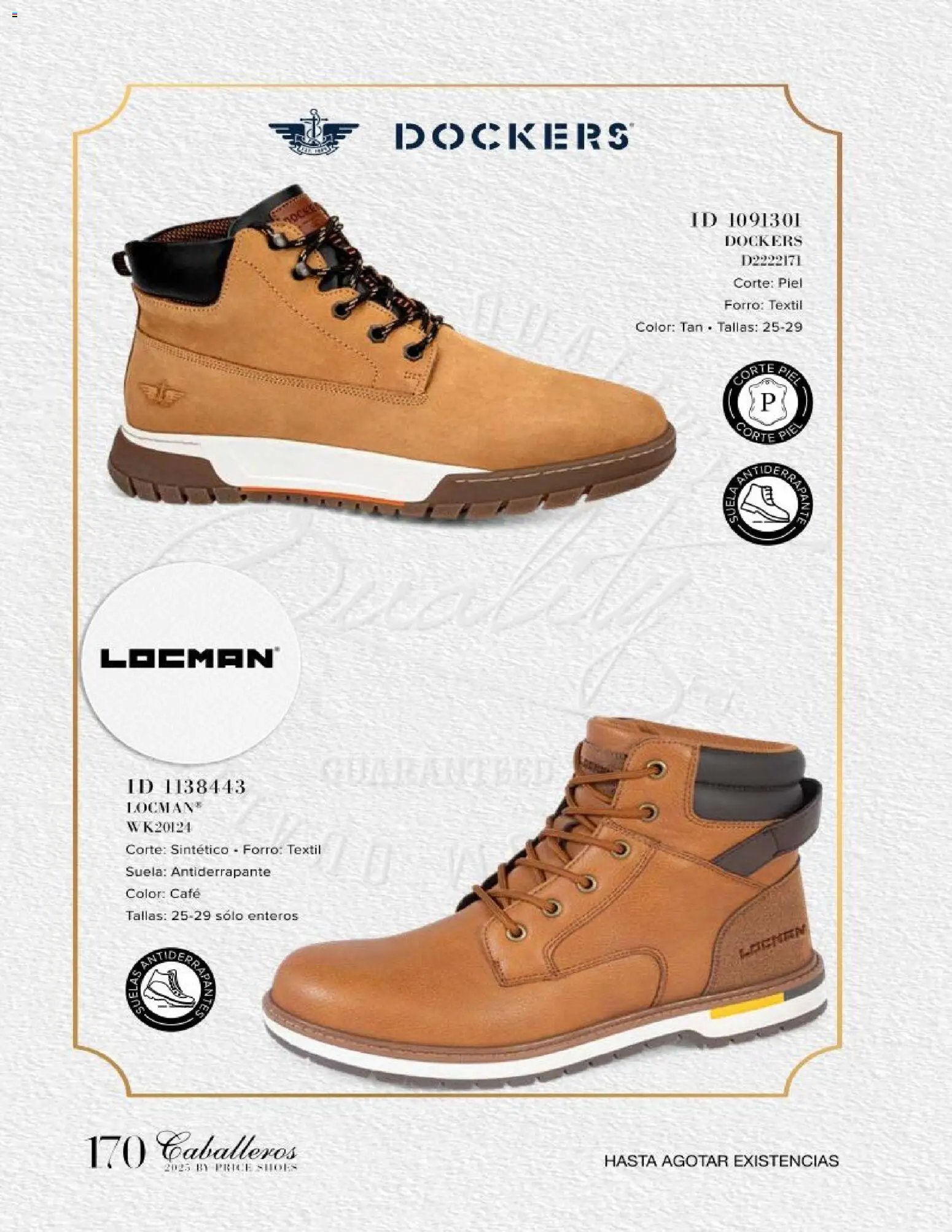 Price Shoes catálogo Caballeros
