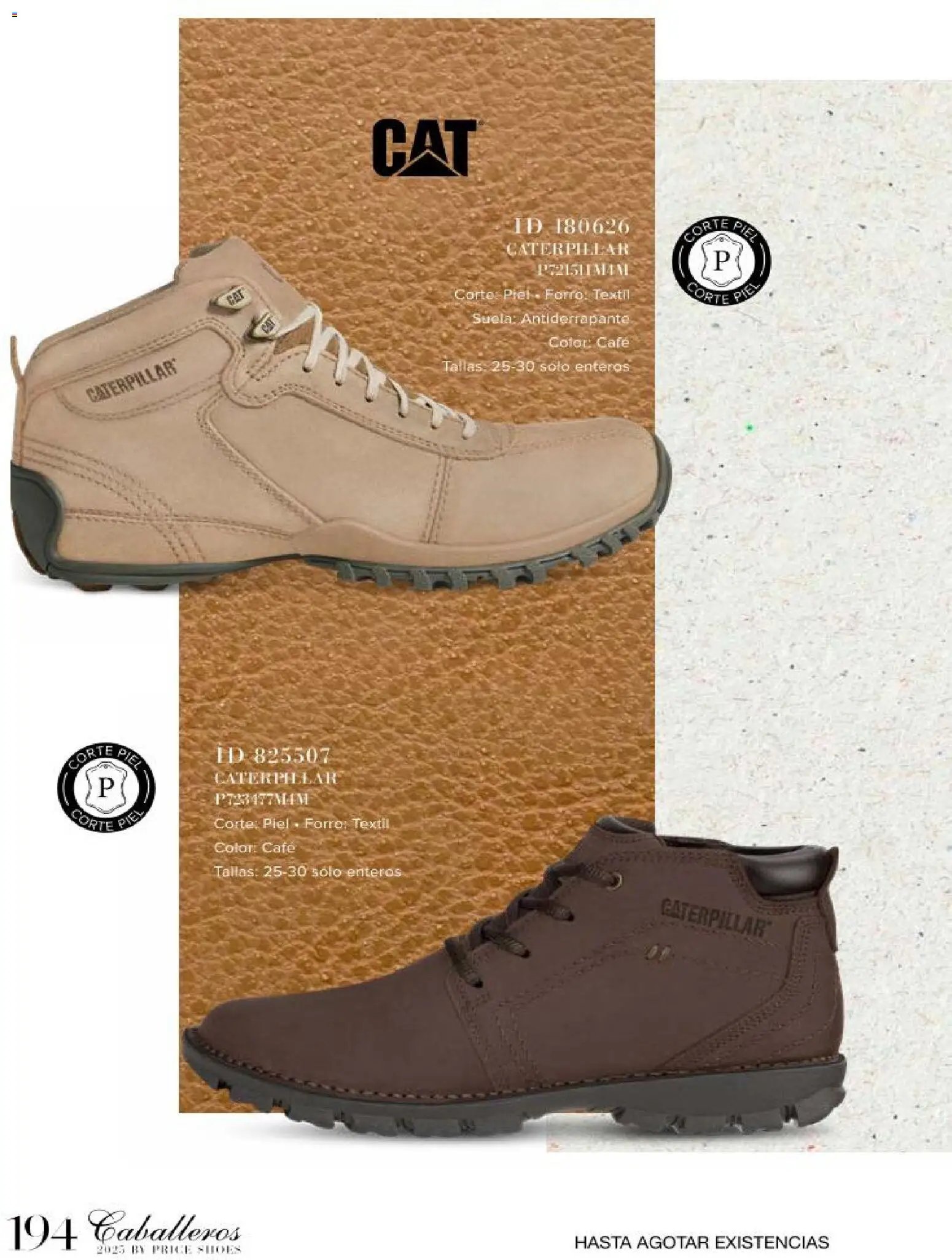 Price Shoes catálogo Caballeros