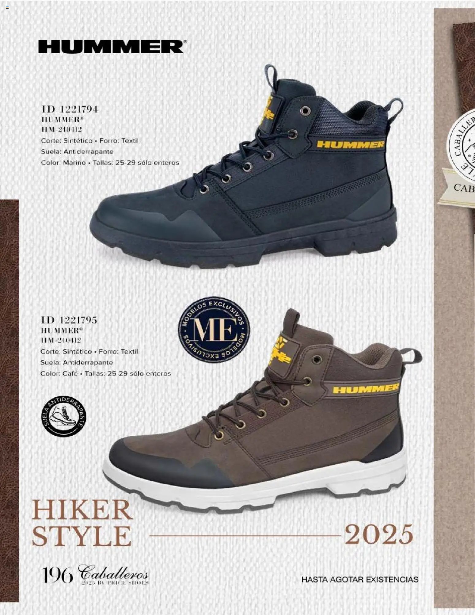 Price Shoes catálogo Caballeros