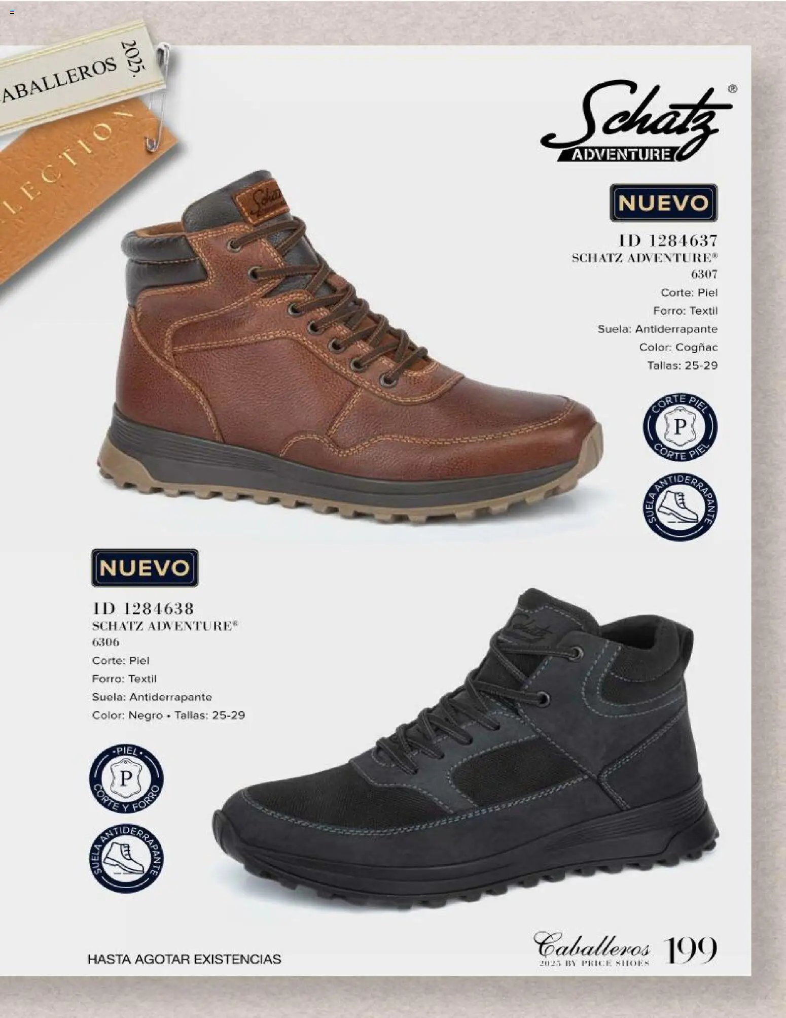 Price Shoes catálogo Caballeros
