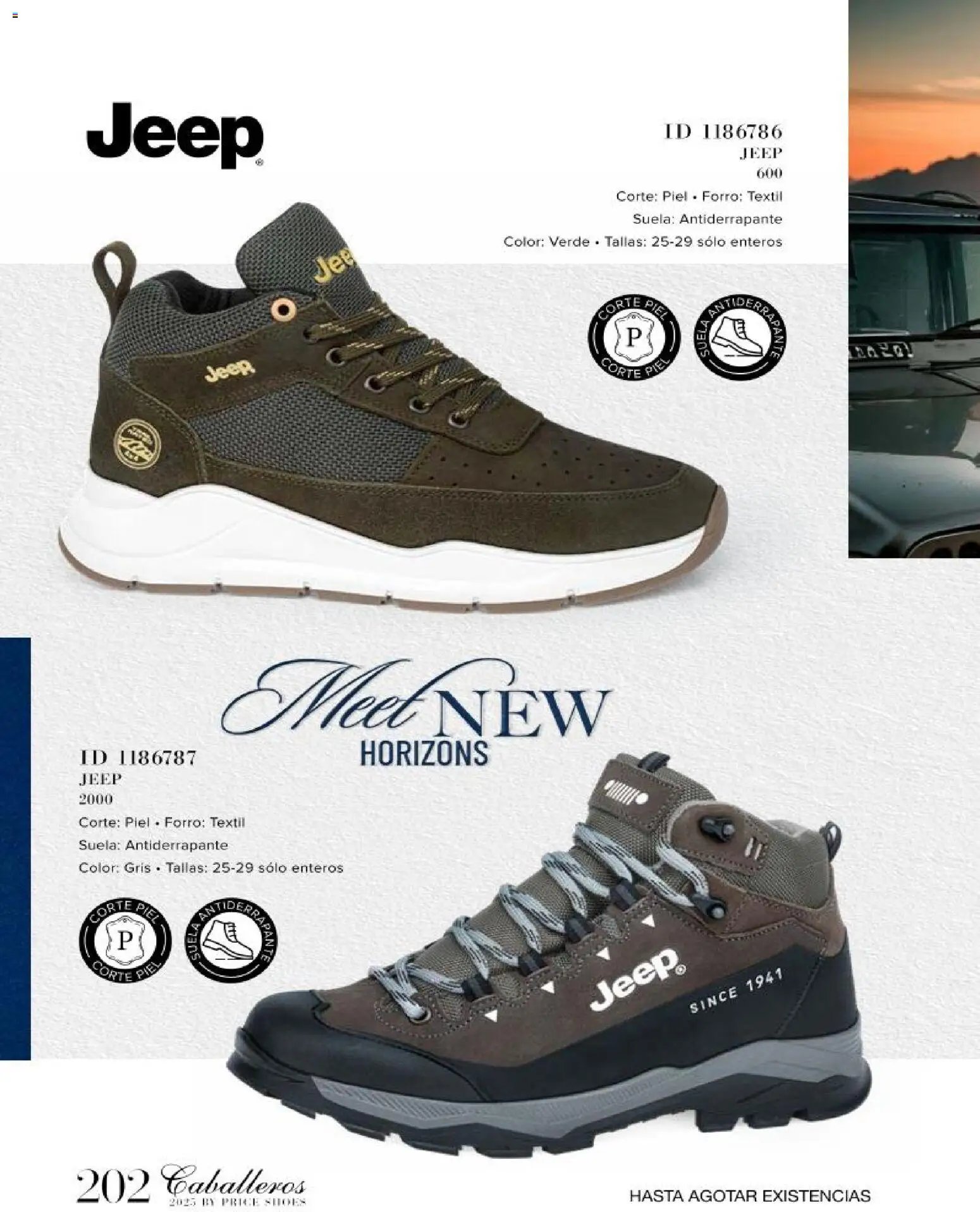 Price Shoes catálogo Caballeros