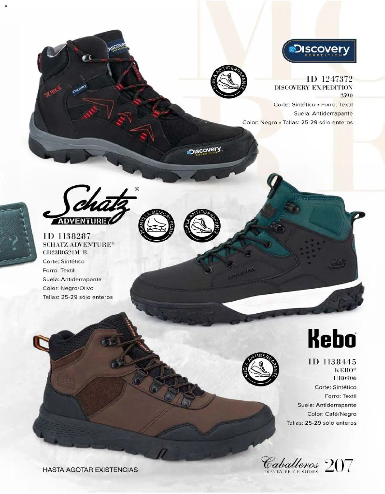 Price Shoes catálogo Caballeros